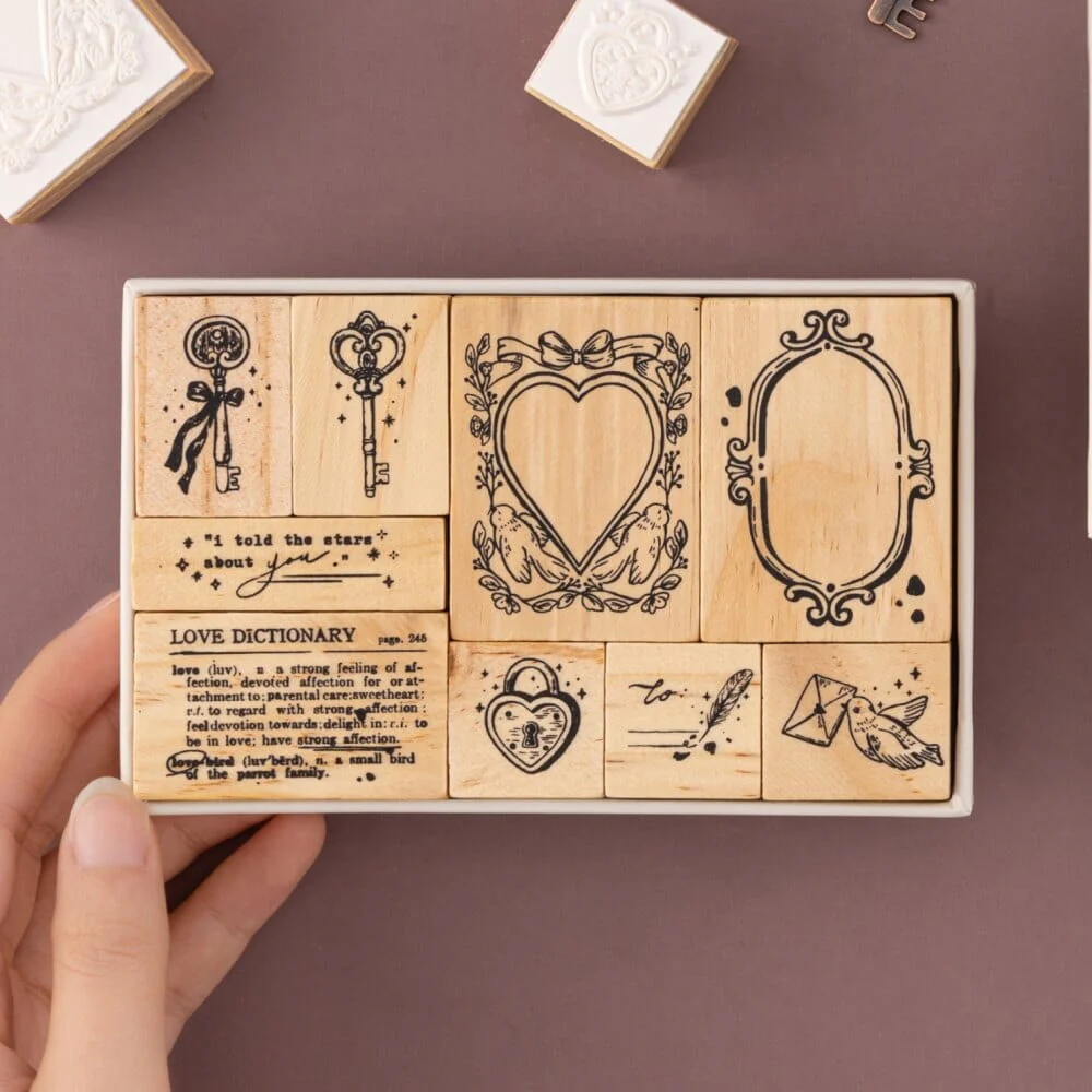 Tsuki ‘Love Lock’ Bullet Journal Stamp Set ☾ - Image 4