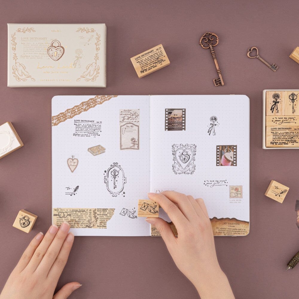Tsuki ‘Love Lock’ Bullet Journal Stamp Set ☾ - Image 9