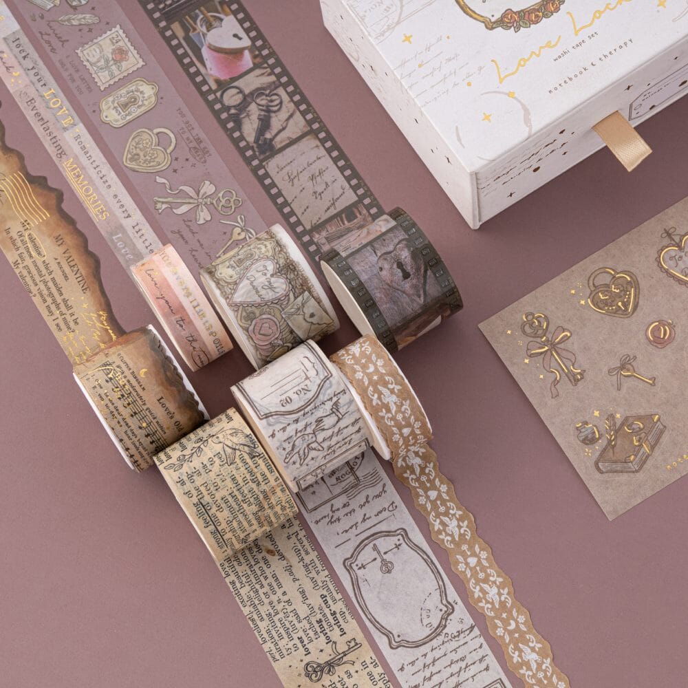 Tsuki ‘Love Lock’ Washi Tape Set ☾ - Image 9