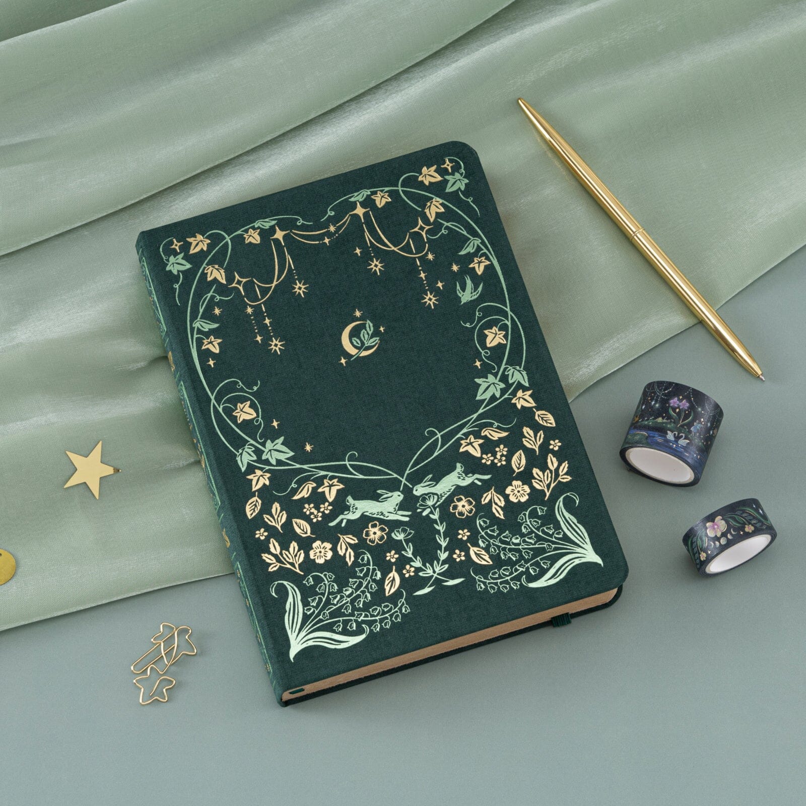 Tsuki ‘Luminous Garden’ Limited Edition Kraft Paper Bullet Journal in A5 ☾ - Image 12
