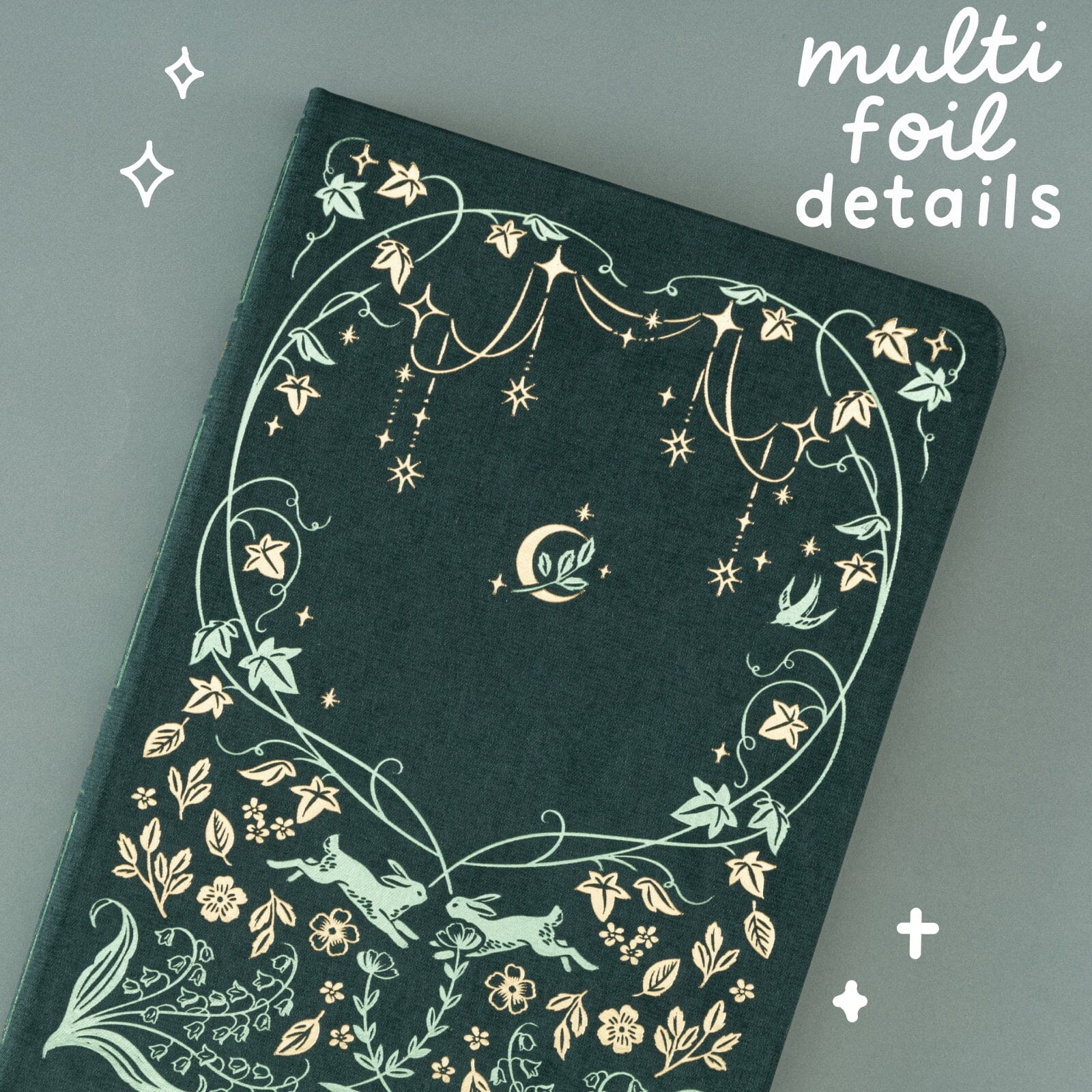 Tsuki ‘Luminous Garden’ Limited Edition Kraft Paper Bullet Journal in A5 ☾ - Image 3
