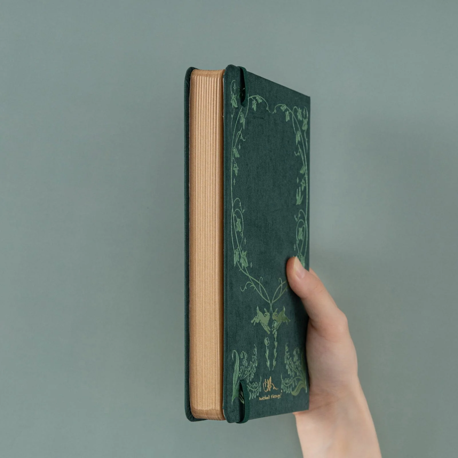 Tsuki ‘Luminous Garden’ Limited Edition Kraft Paper Bullet Journal in A5 ☾ - Image 5