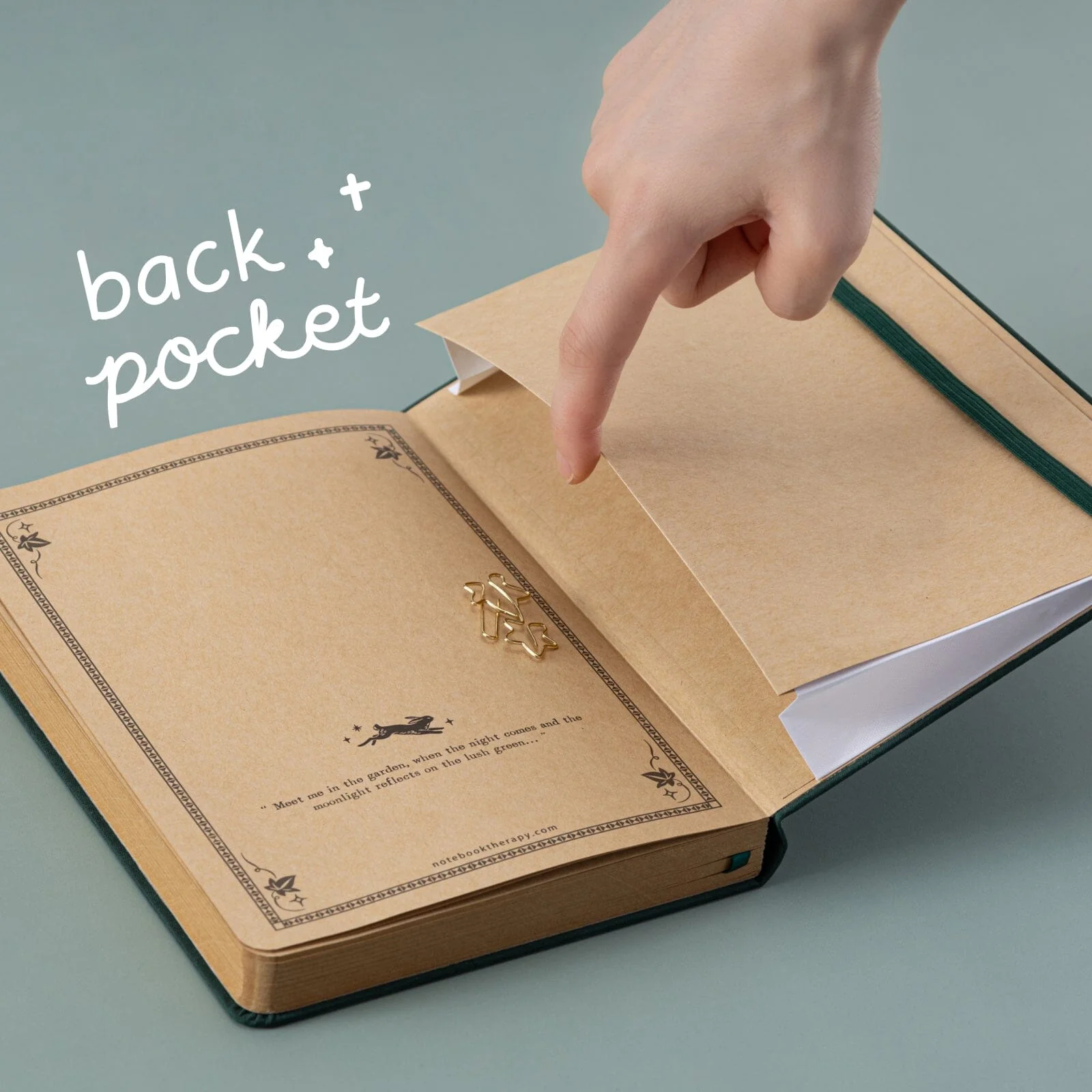 Tsuki ‘Luminous Garden’ Limited Edition Kraft Paper Bullet Journal in A5 ☾ - Image 7