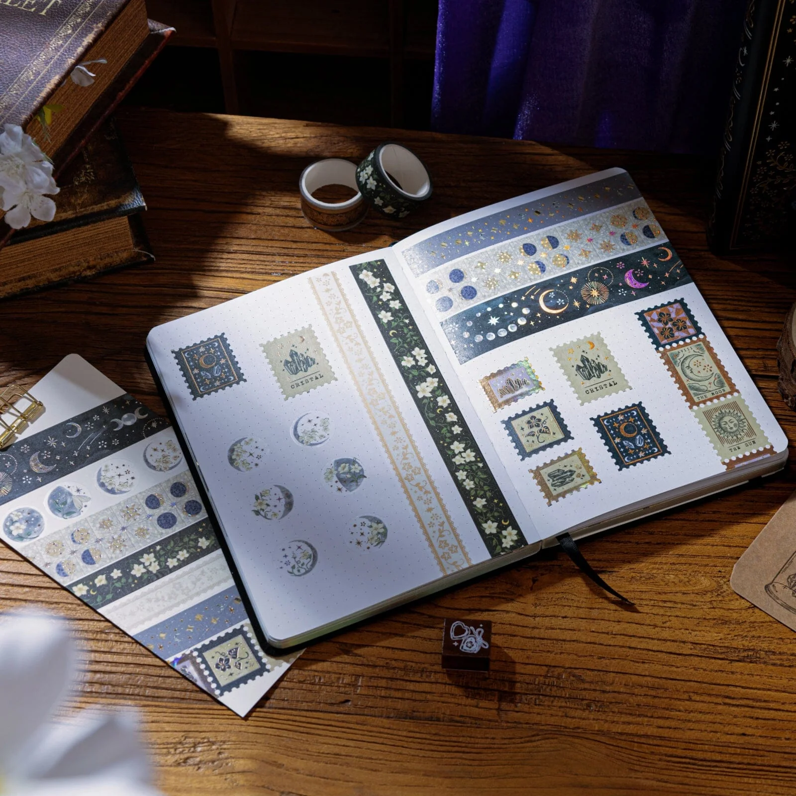 Tsuki ‘Lunar Bloom’ Collector's Edition 2026 Moon Planner Bullet Journal ☾ - Image 17