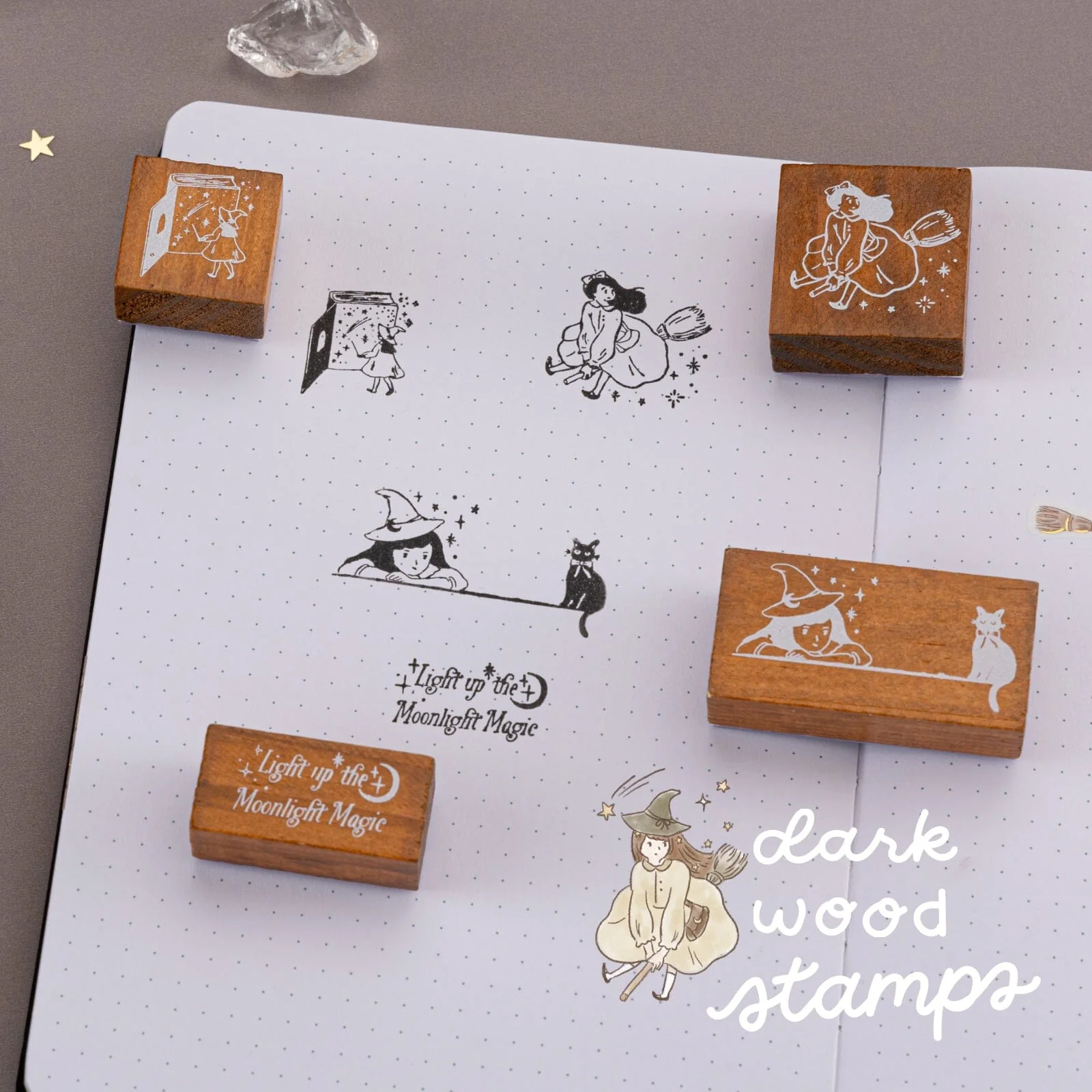 Tsuki ‘Lunar Delivery’ Bullet Journal Stamp Set ☾ - Image 4