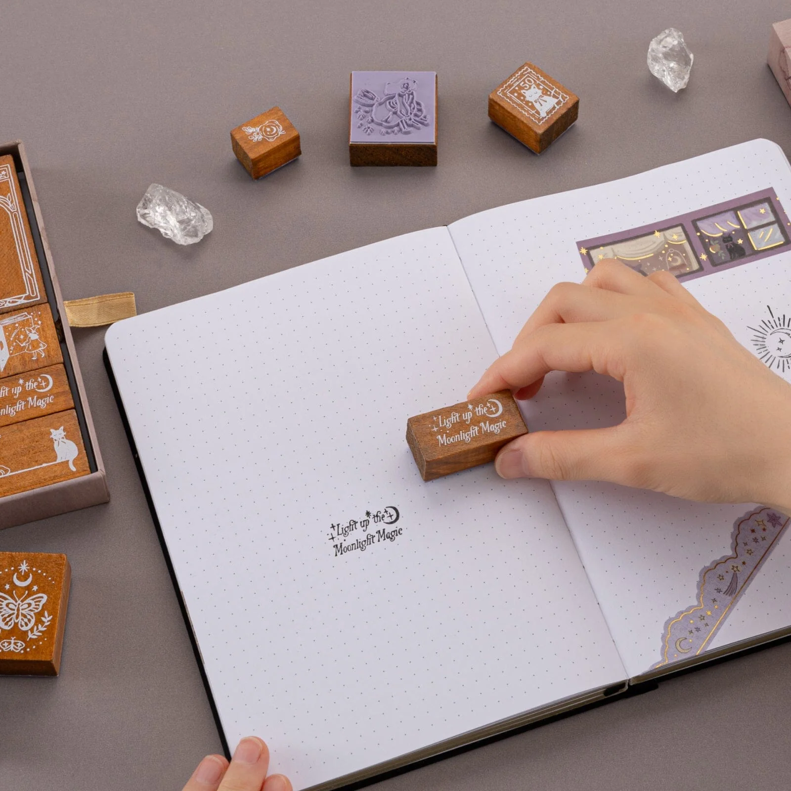 Tsuki ‘Lunar Delivery’ Bullet Journal Stamp Set ☾ - Image 7
