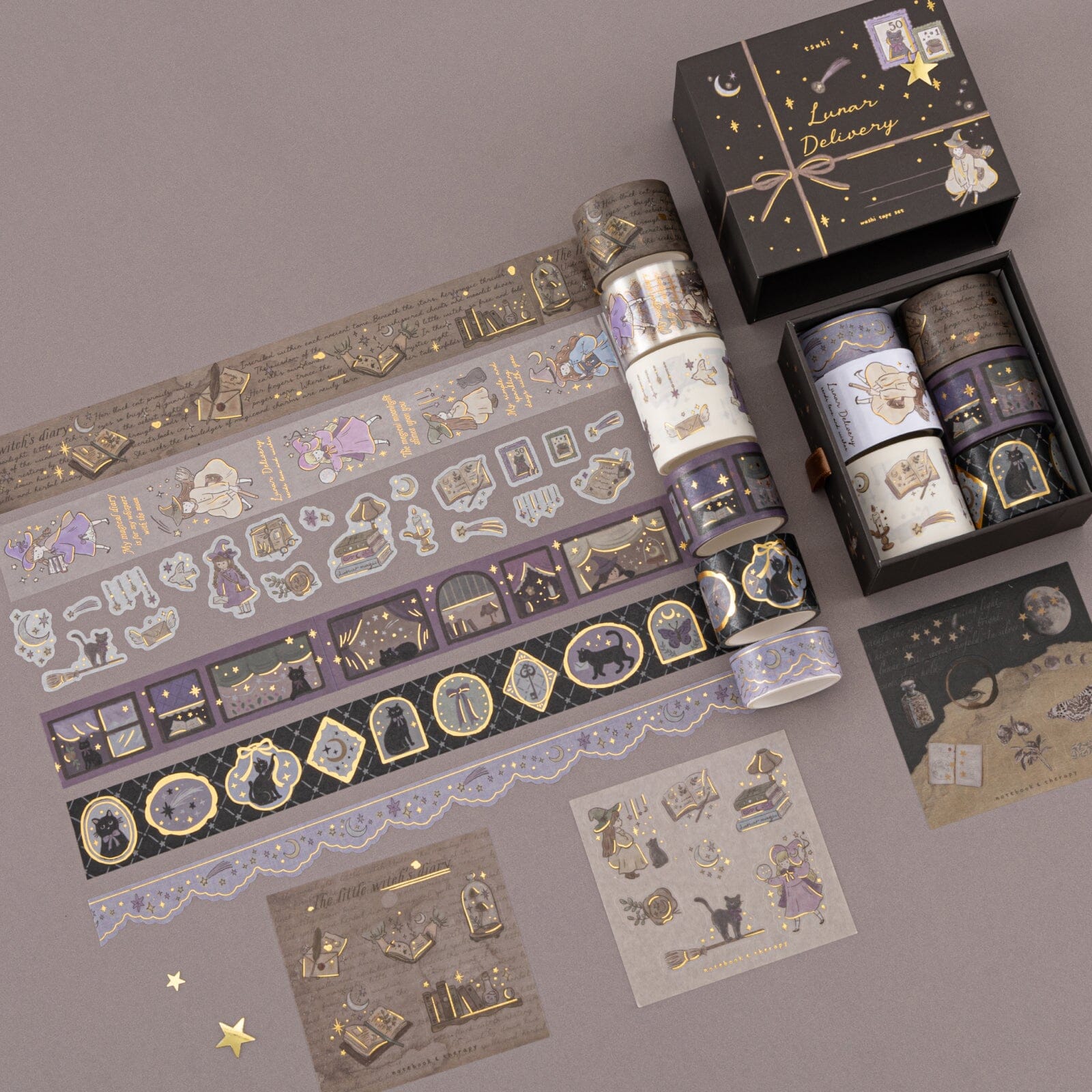 Tsuki ‘Lunar Delivery’ Washi Tape Set ☾ - Image 13