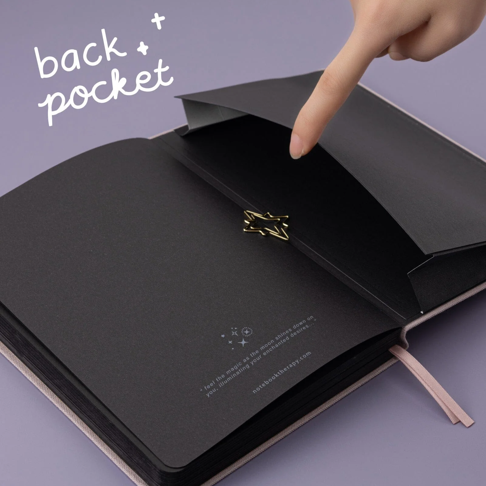 Tsuki ‘Lunar Magic’ Limited Edition Black Page Bullet Journal ☾ - Image 8