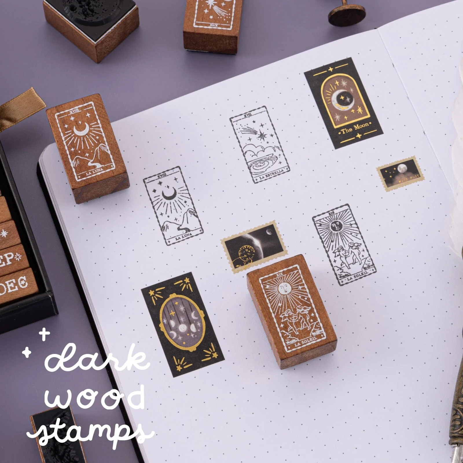 Tsuki ‘Lunar Mystery’ Bullet Journal Stamp Set ☾ - Image 5