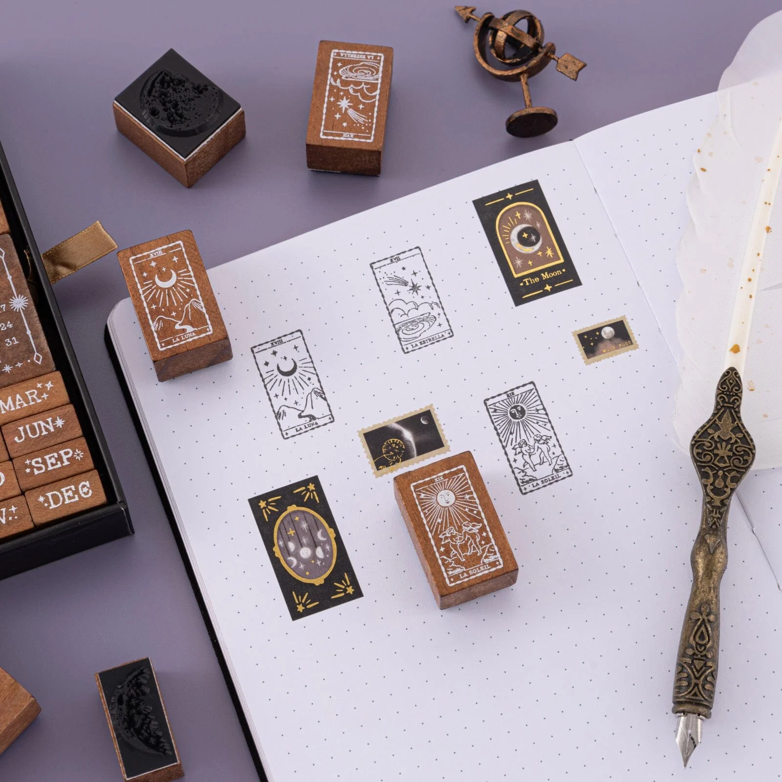 Tsuki ‘Lunar Mystery’ Bullet Journal Stamp Set ☾ - Image 9