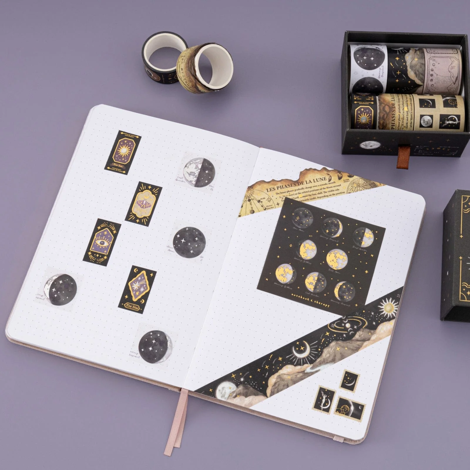 Tsuki ‘Lunar Mystery’ Washi Tape Set ☾ - Image 3