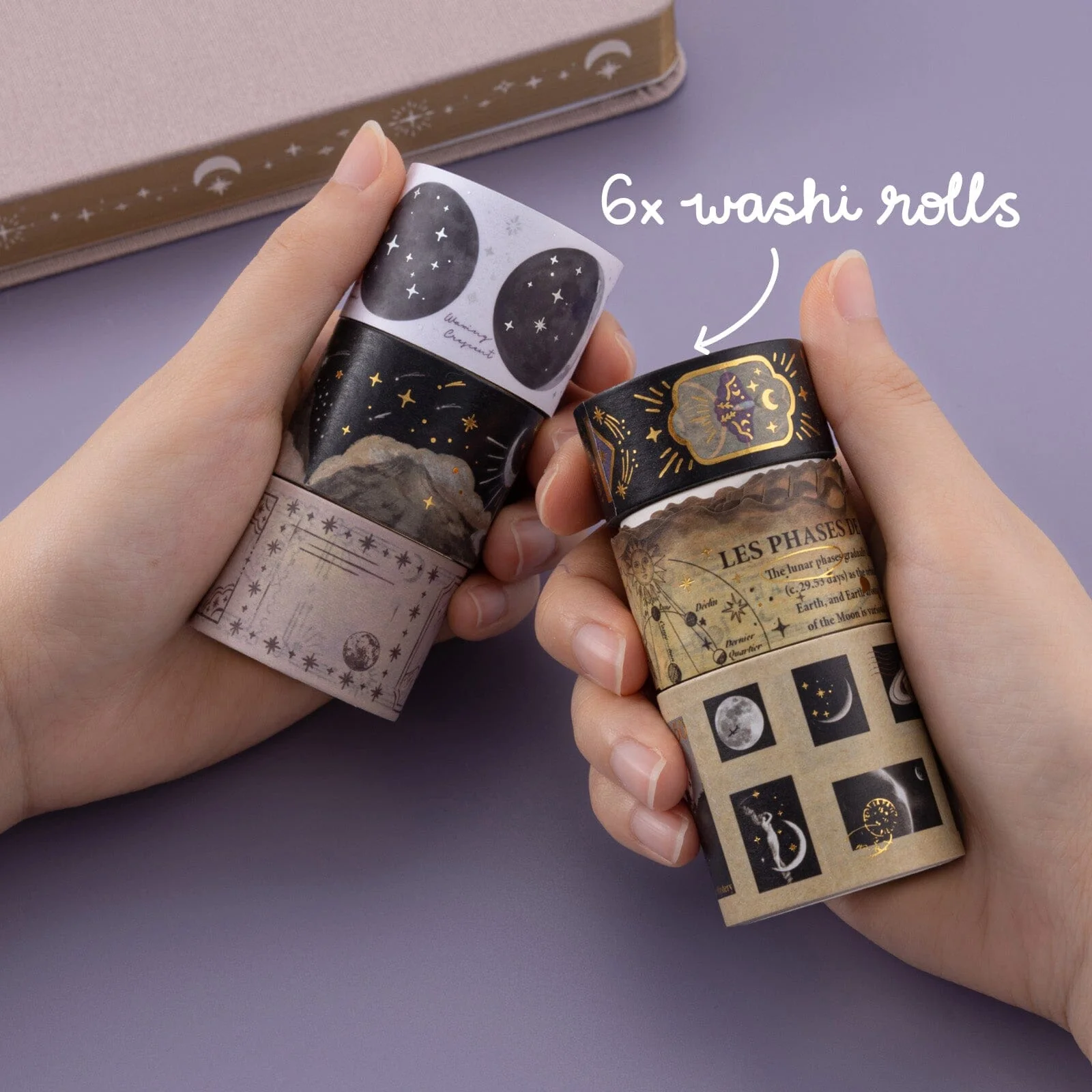 Tsuki ‘Lunar Mystery’ Washi Tape Set ☾ - Image 4