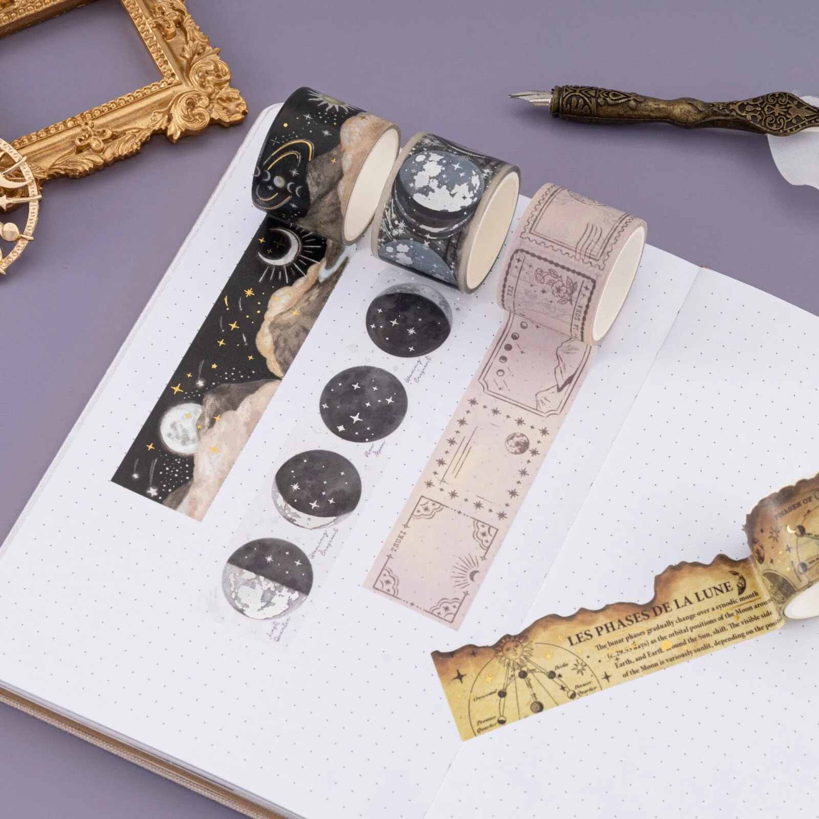Tsuki ‘Lunar Mystery’ Washi Tape Set ☾ - Image 8