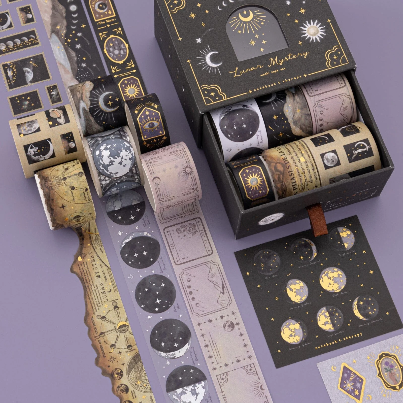 Tsuki ‘Lunar Mystery’ Washi Tape Set ☾ - Image 9