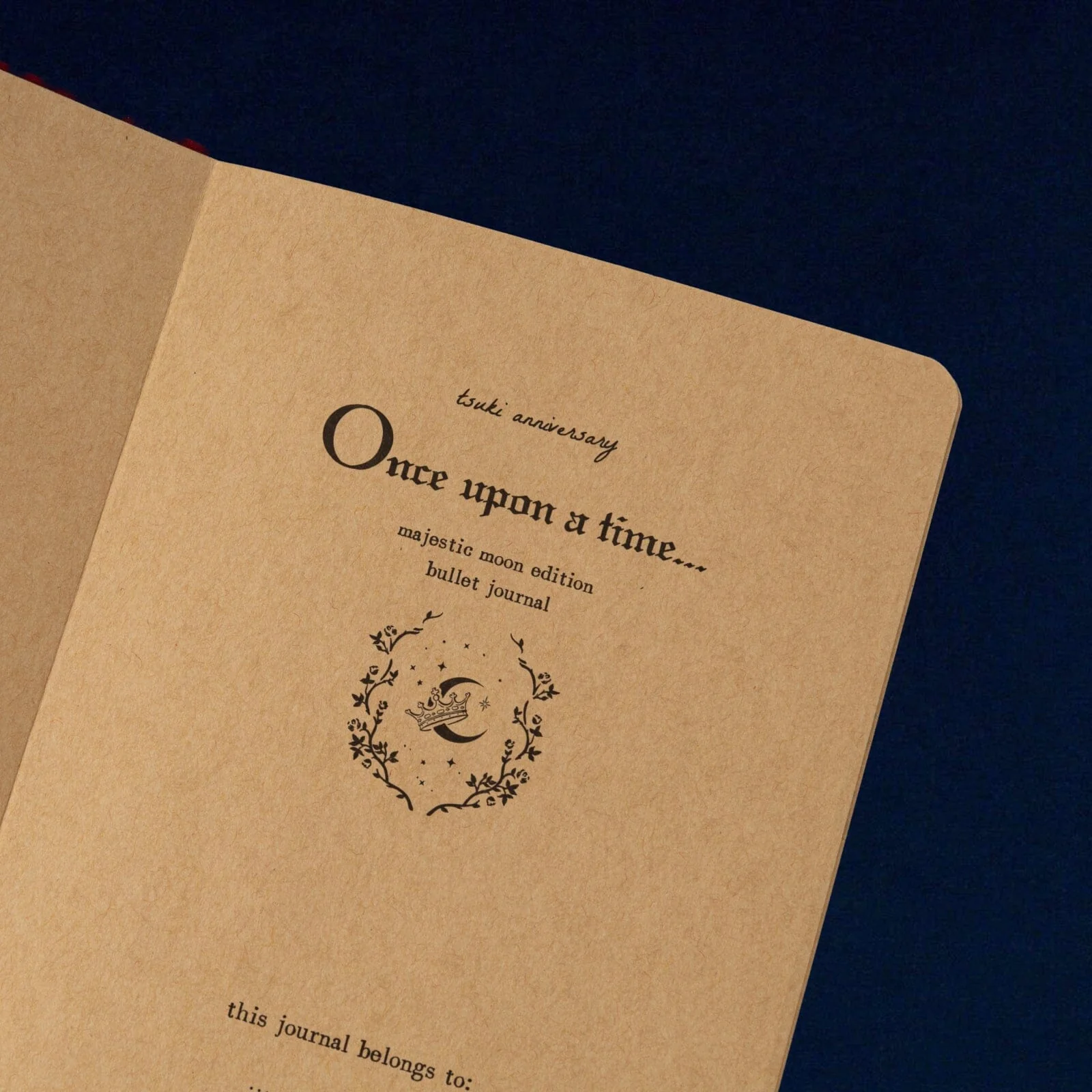 Tsuki ‘Majestic Moon’ Limited Edition Kraft Paper Bullet Journal in A5 ☾ - Image 5