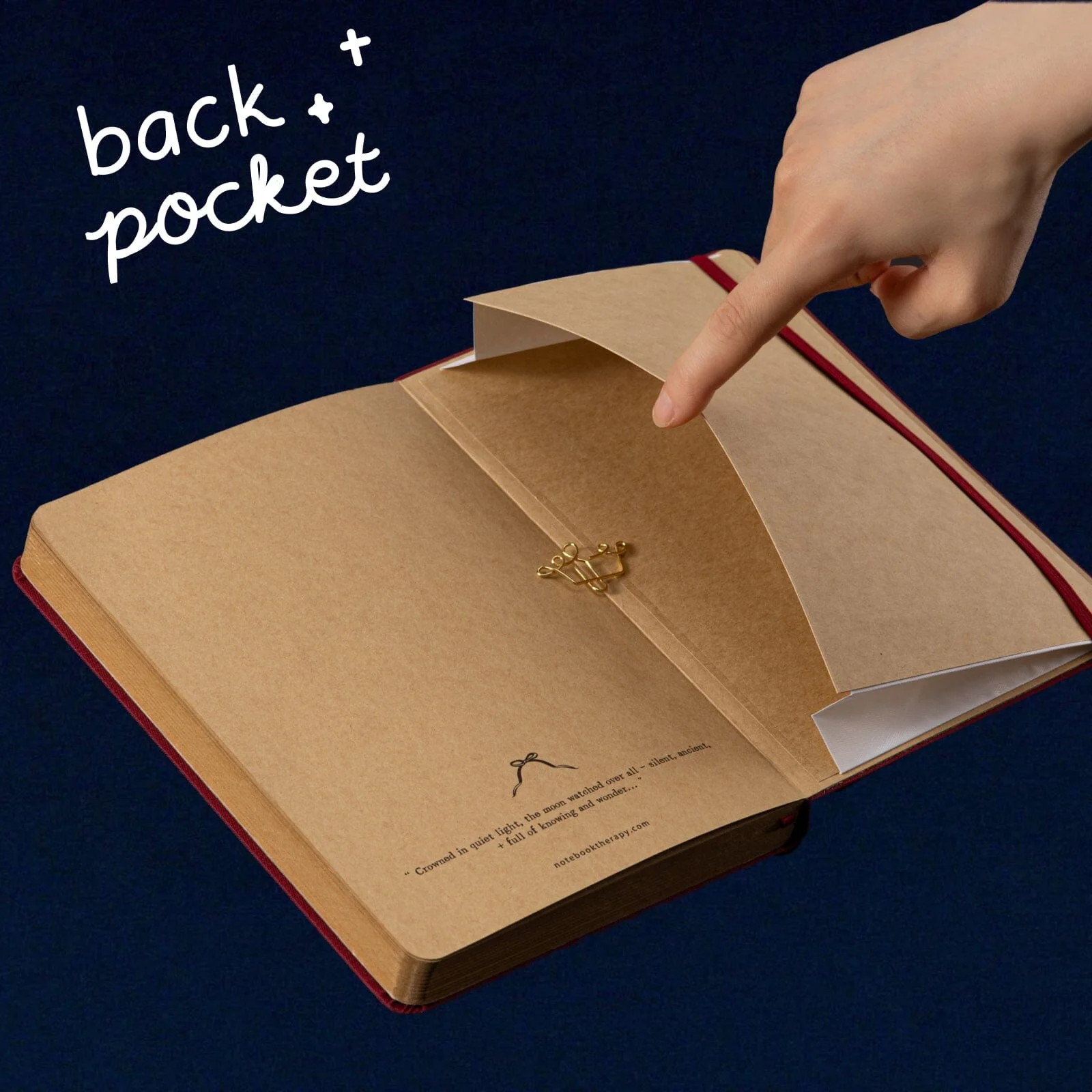 Tsuki ‘Majestic Moon’ Limited Edition Kraft Paper Bullet Journal in A5 ☾ - Image 7