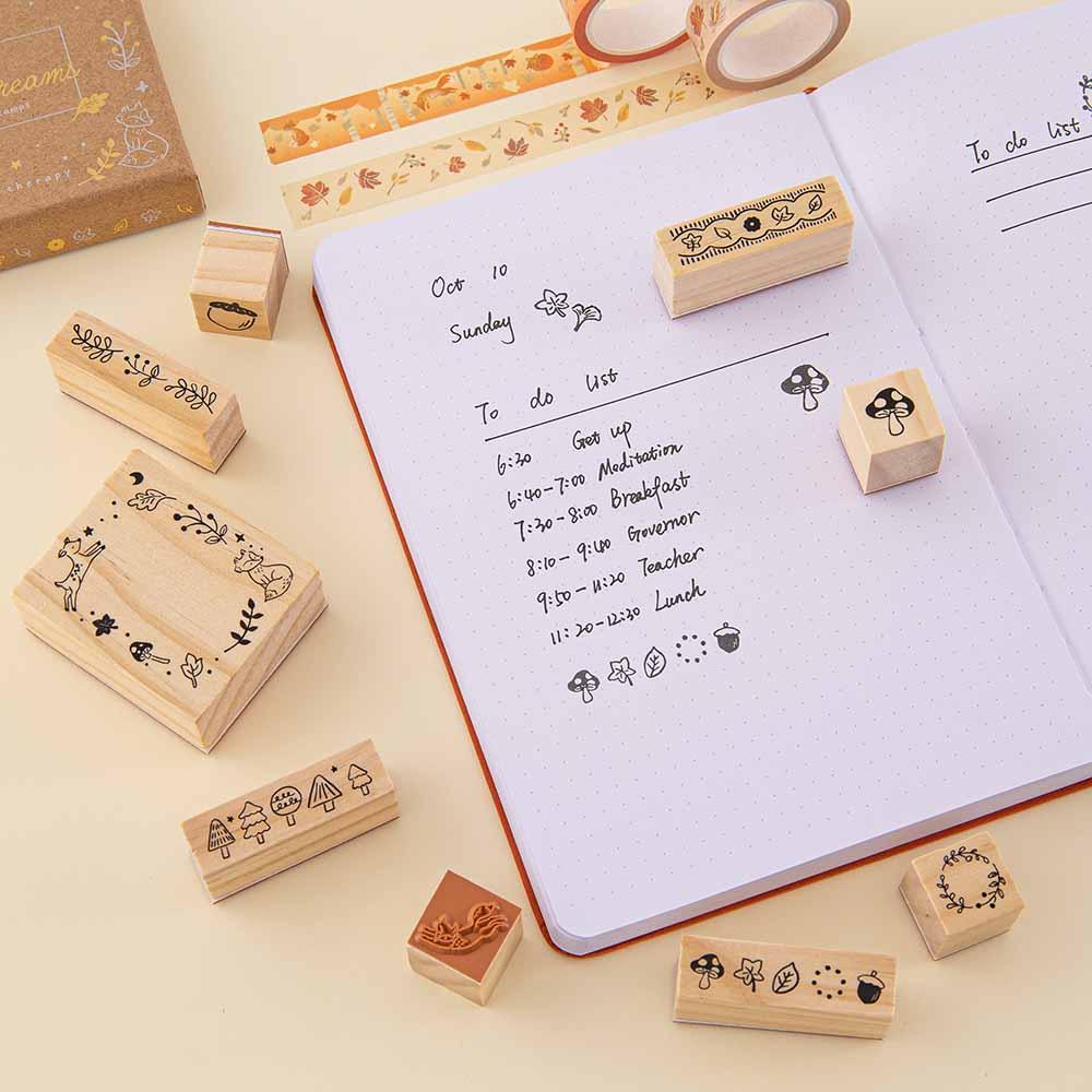 Tsuki ‘Maple Dreams’ Bullet Journal Stamp Set ☾ - Image 4