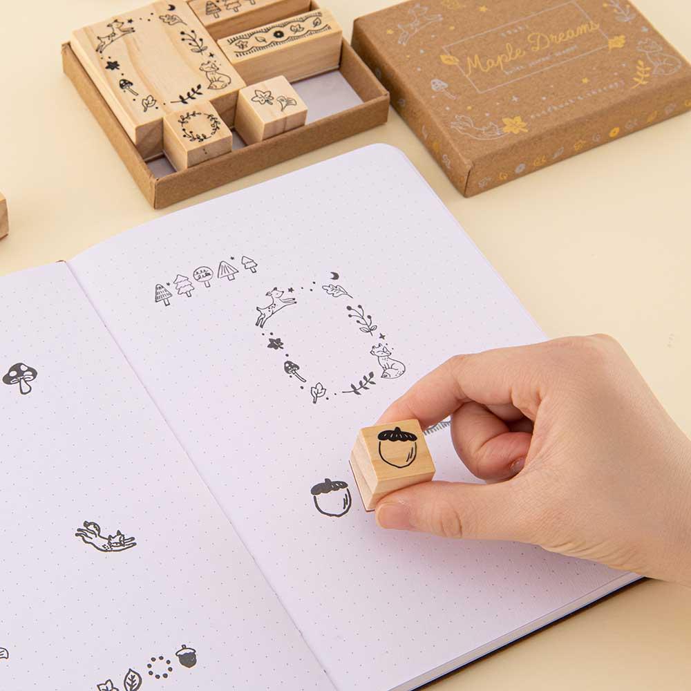 Tsuki ‘Maple Dreams’ Bullet Journal Stamp Set ☾ - Image 7