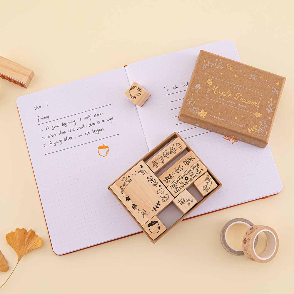 Tsuki ‘Maple Dreams’ Bullet Journal Stamp Set ☾ - Image 8