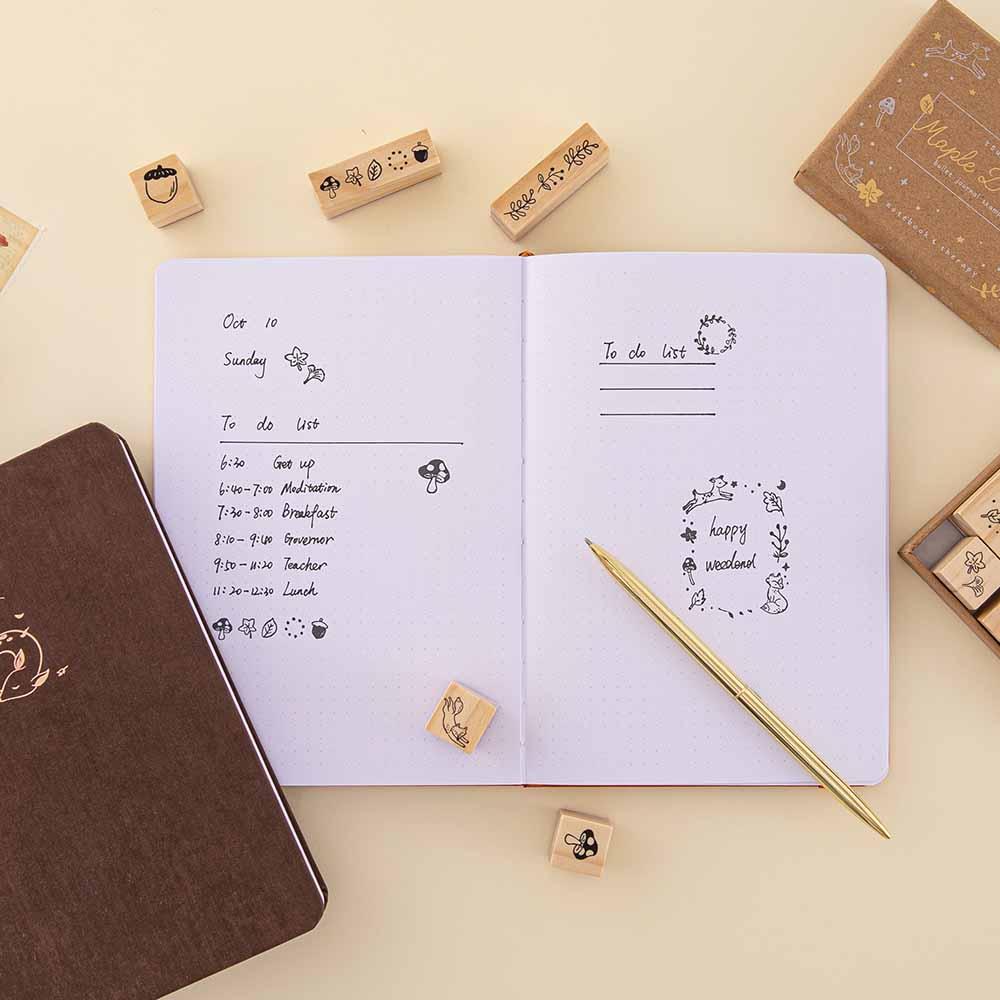 Tsuki ‘Maple Dreams’ Bullet Journal Stamp Set ☾ - Image 9