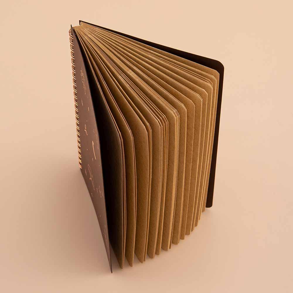 Tsuki ‘Maple Dreams’ Kraft Paper Ringbound Bullet Journal ☾ - Image 11