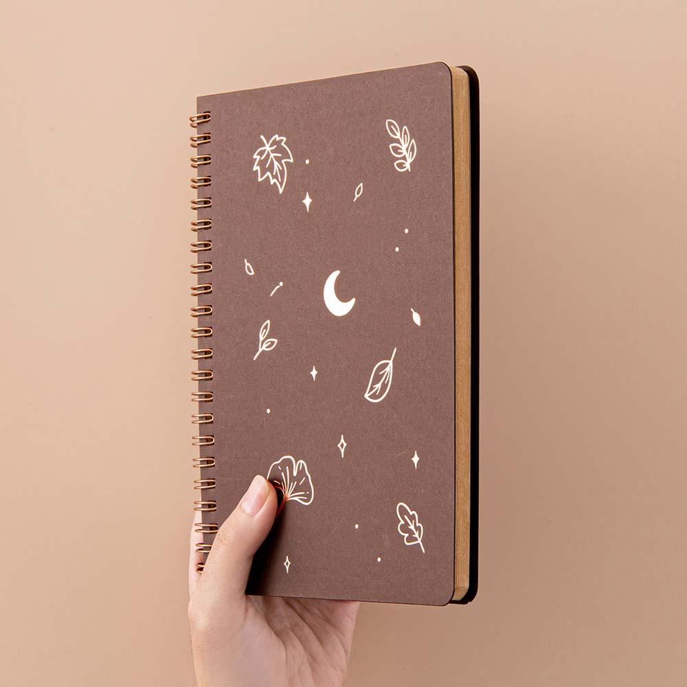Tsuki ‘Maple Dreams’ Kraft Paper Ringbound Bullet Journal ☾ - Image 4