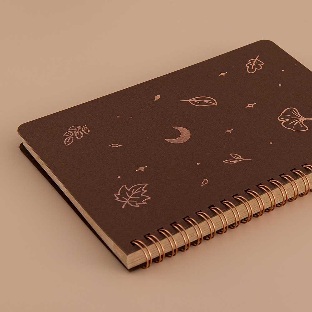Tsuki ‘Maple Dreams’ Kraft Paper Ringbound Bullet Journal ☾ - Image 5