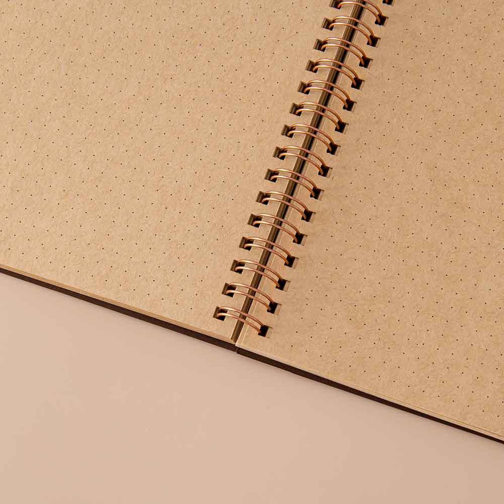 Tsuki ‘Maple Dreams’ Kraft Paper Ringbound Bullet Journal ☾ - Image 9