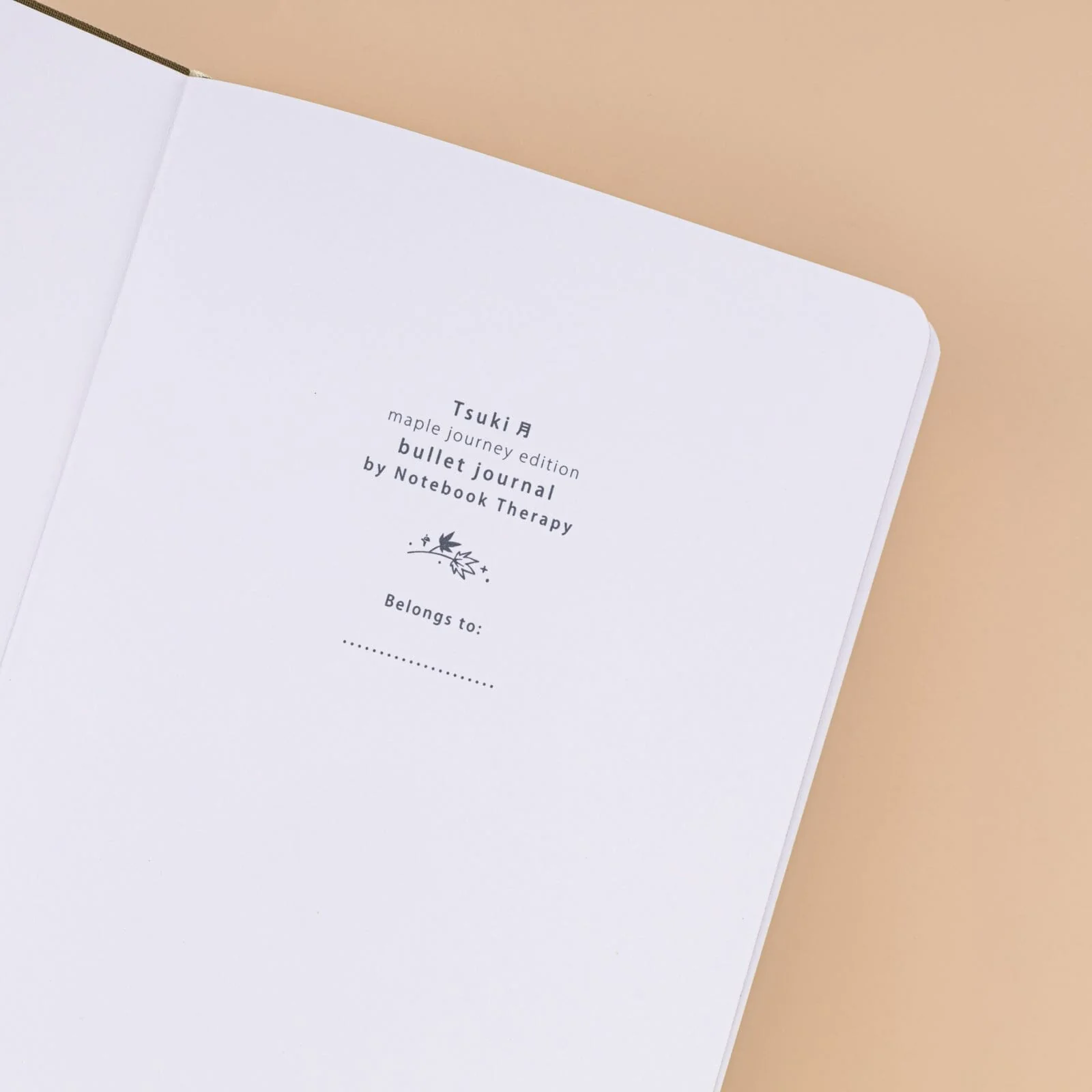 Tsuki ‘Maple Journey’ Limited Edition Bullet Journal ☾ - Image 5
