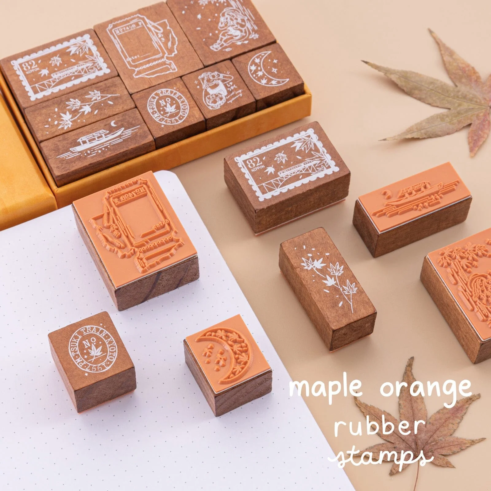 Tsuki ‘Maple Journey’ Bullet Journal Stamp Set ☾ - Image 6