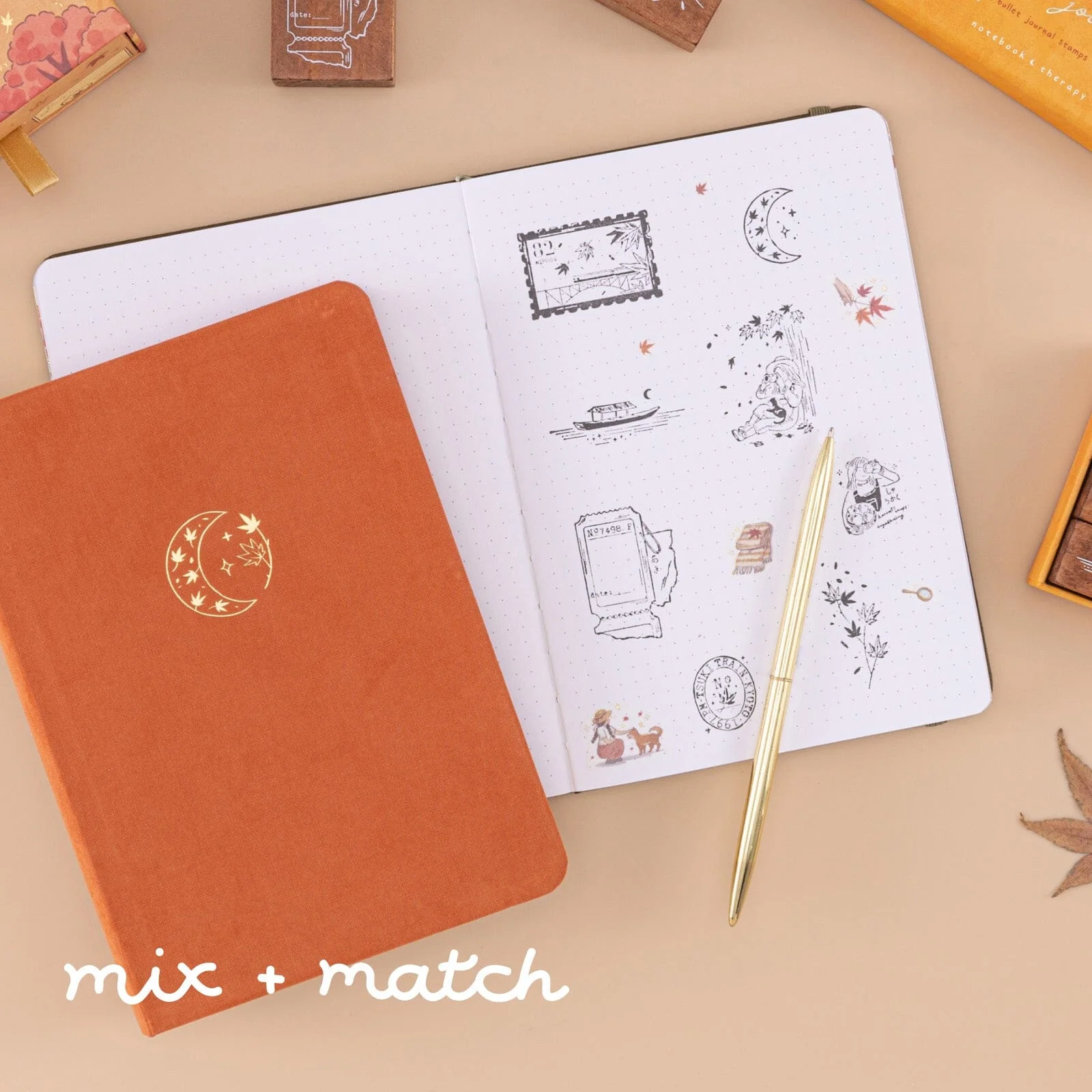 Tsuki ‘Maple Journey’ Bullet Journal Stamp Set ☾ - Image 7