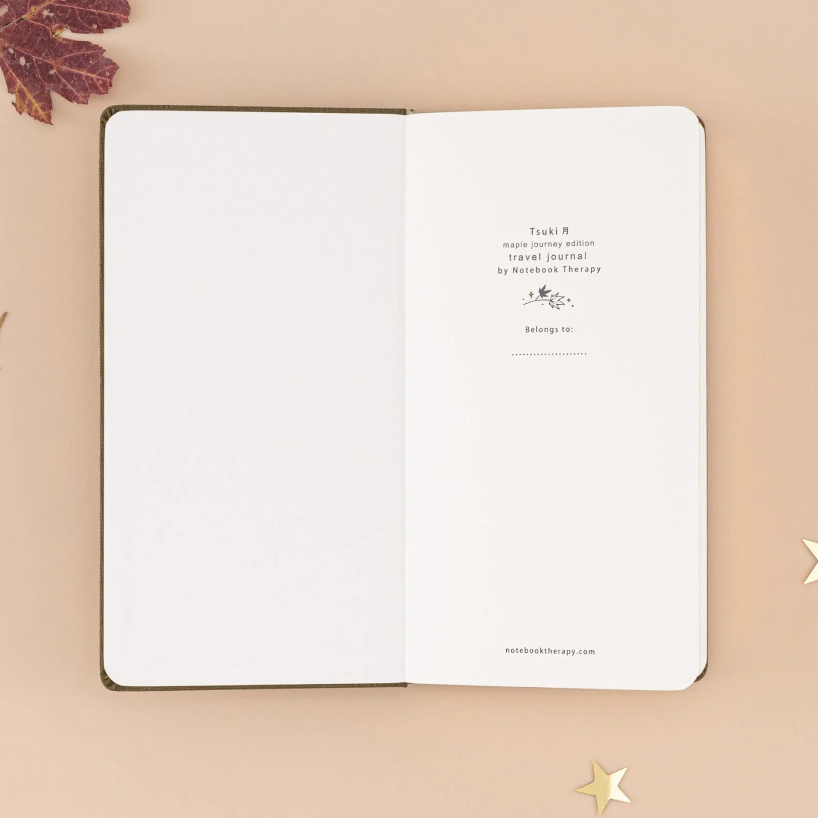 Tsuki ‘Maple Journey’ Travel Notebook ☾ - Image 5