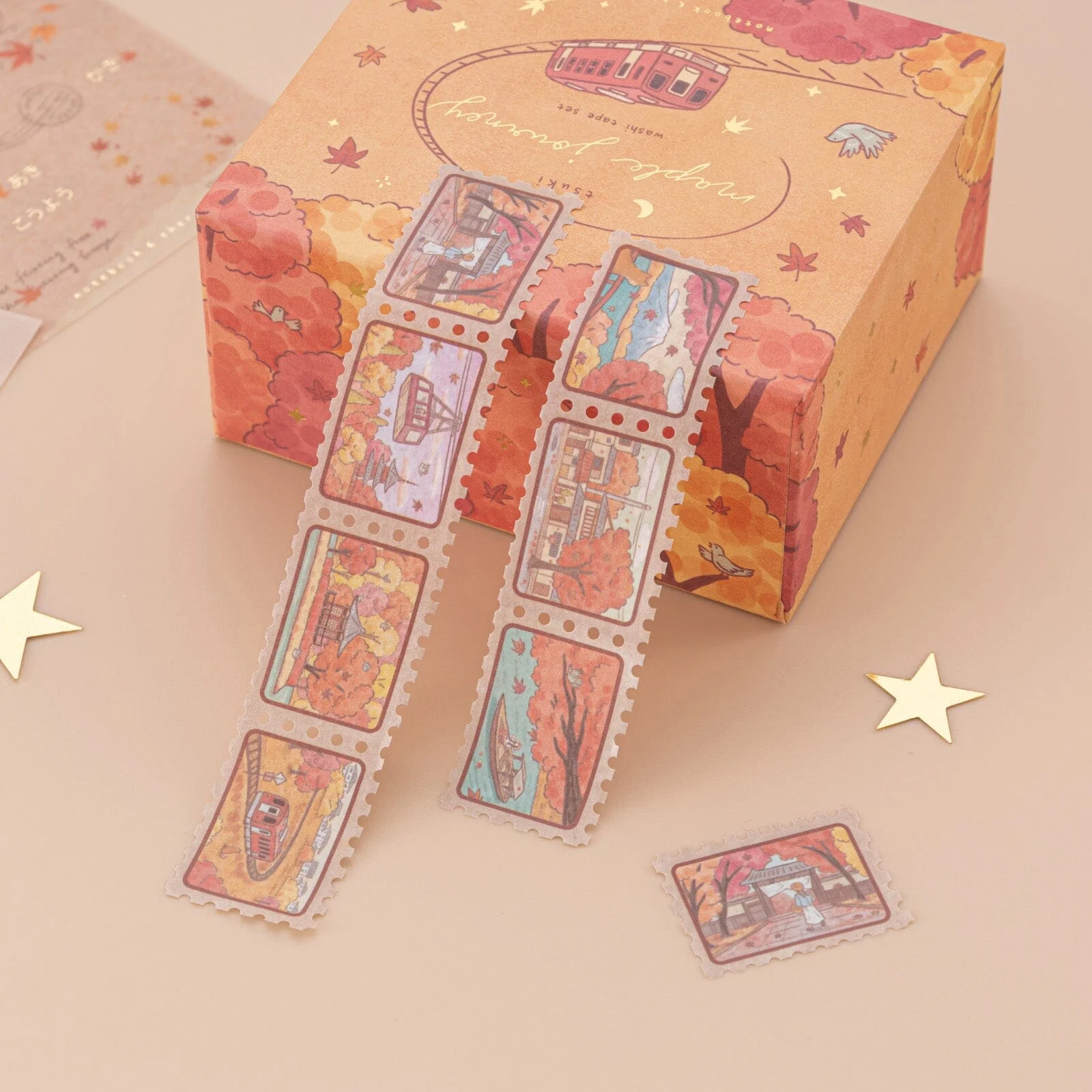 Tsuki ‘Maple Journey’ Washi Tape Set ☾ - Image 12