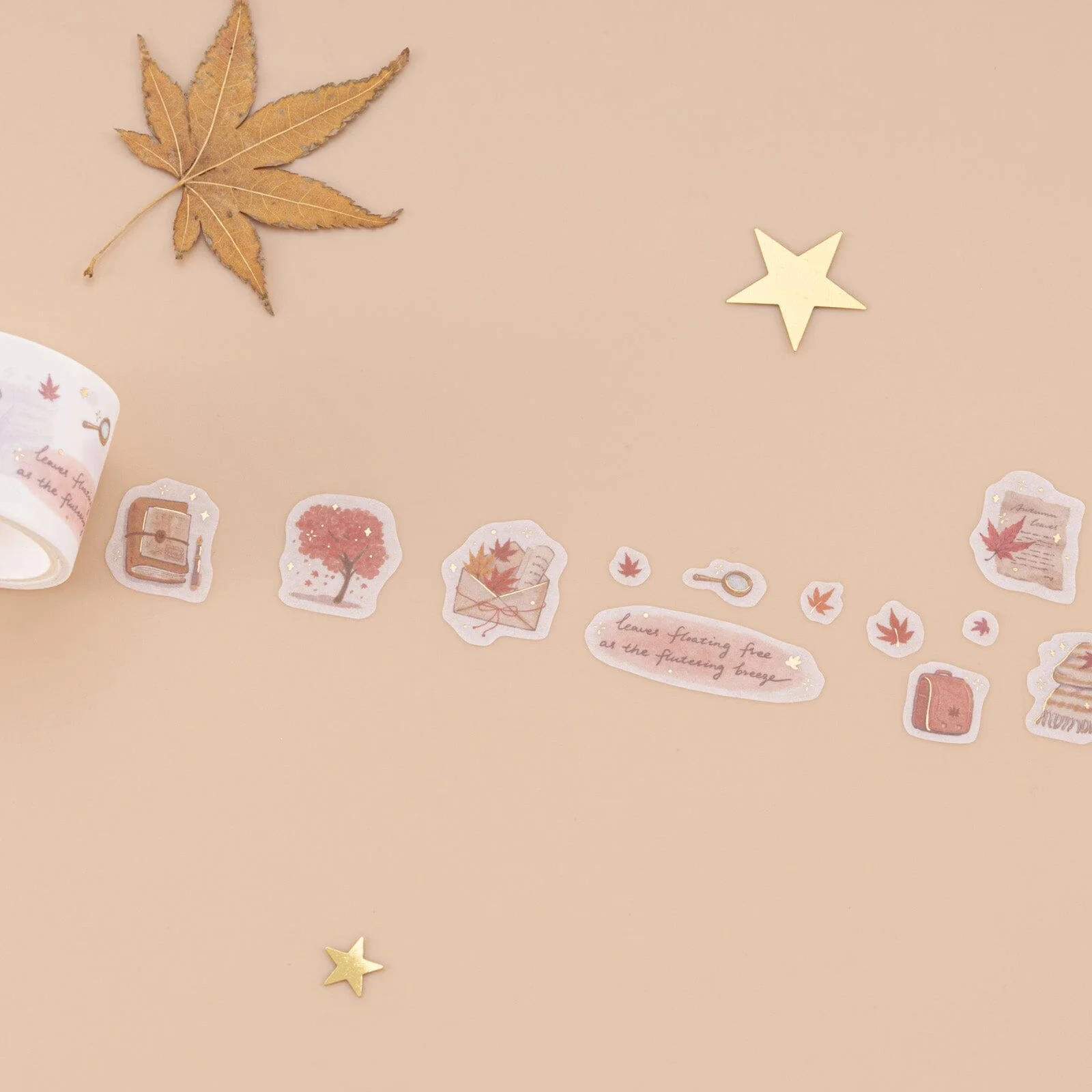 Tsuki ‘Maple Journey’ Washi Tape Set ☾ - Image 14