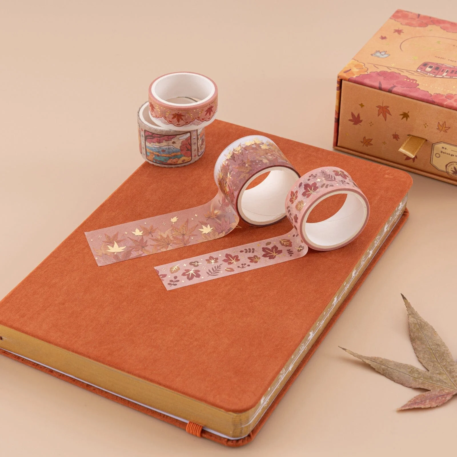 Tsuki ‘Maple Journey’ Washi Tape Set ☾ - Image 16