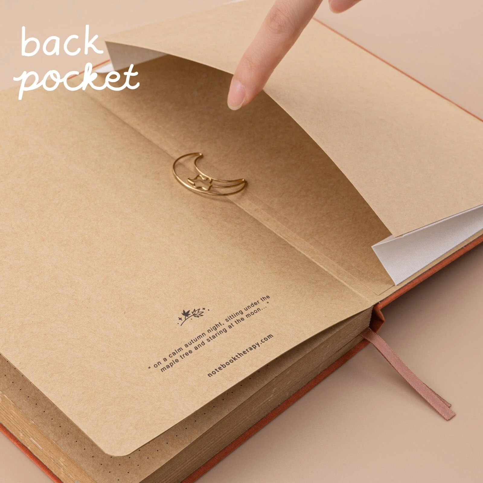Tsuki ‘Maple Moon’ Kraft Paper Limited Edition Bullet Journal ☾ - Image 6