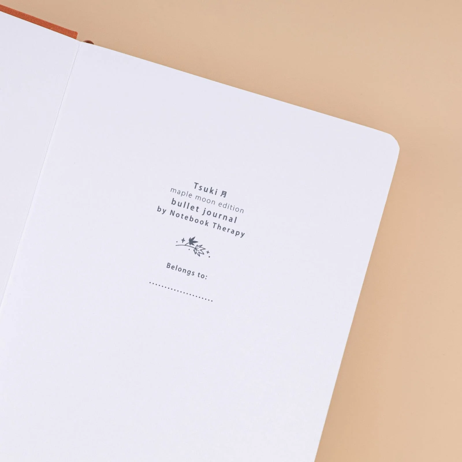 Tsuki ‘Maple Moon’ Limited Edition Bullet Journal ☾ - Image 5