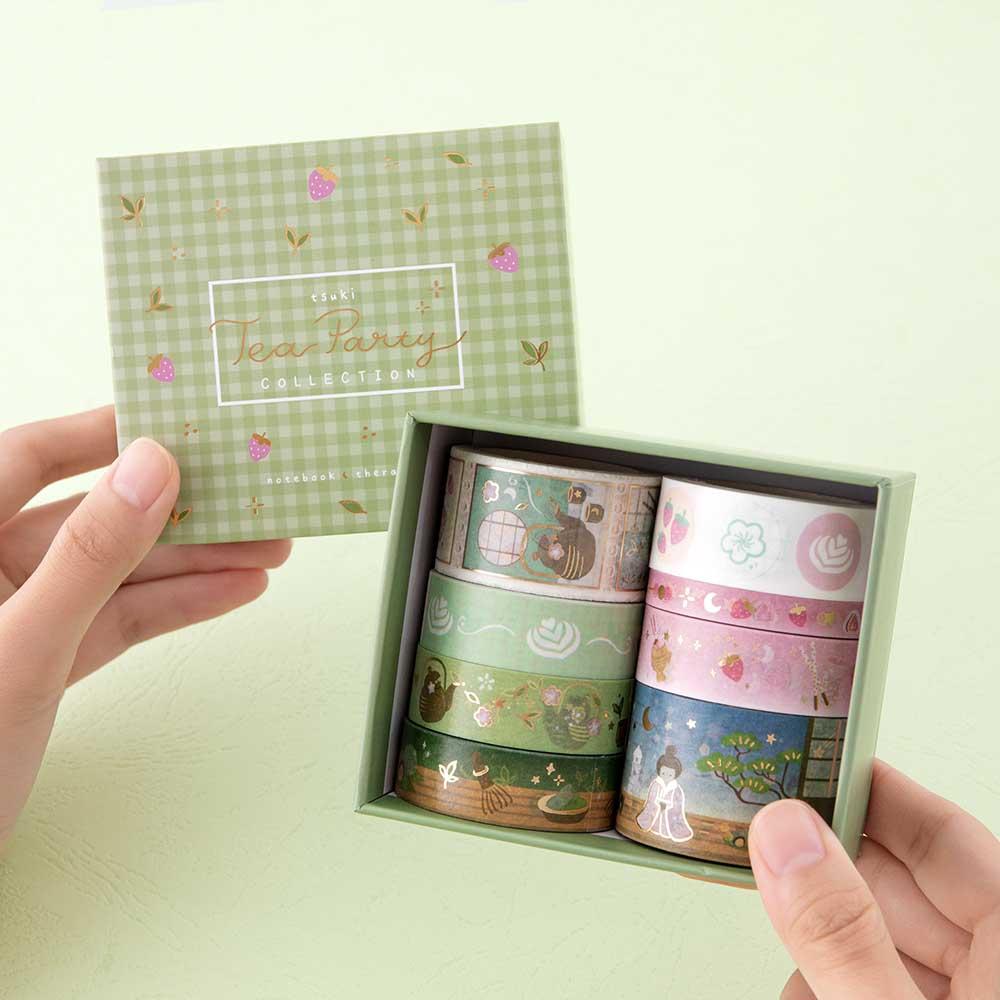 Tsuki ‘Matcha Ichigo’ Washi Tape Set ☾ - Image 10