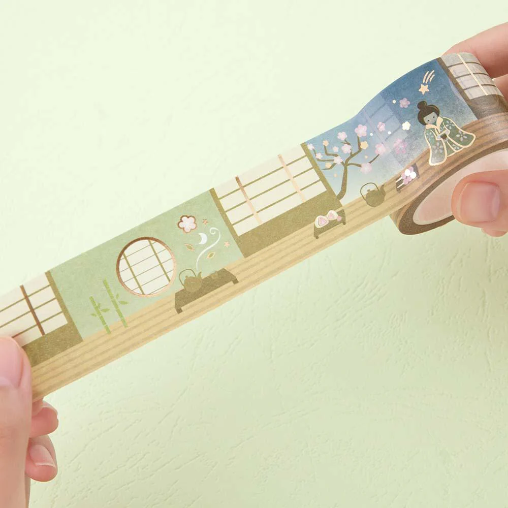 Tsuki ‘Matcha Ichigo’ Washi Tape Set ☾ - Image 4