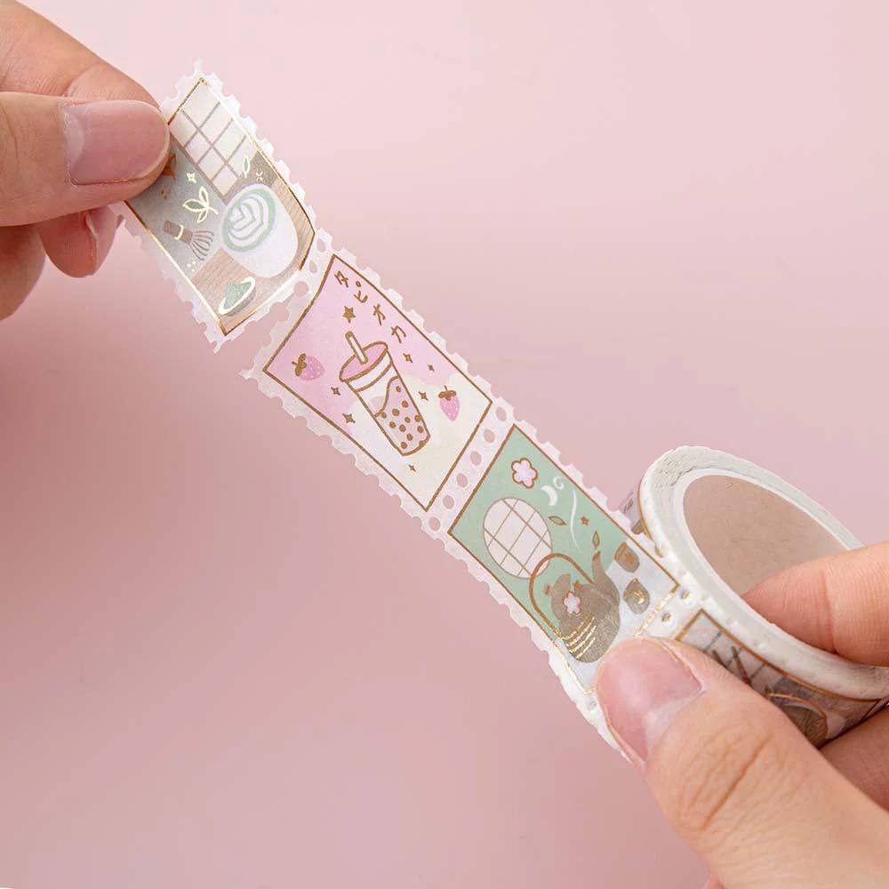 Tsuki ‘Matcha Ichigo’ Washi Tape Set ☾ - Image 5