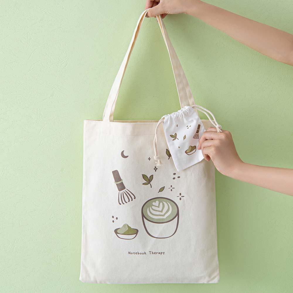 Tsuki ‘Matcha Matcha’ Tote Bag ☾ - Image 3