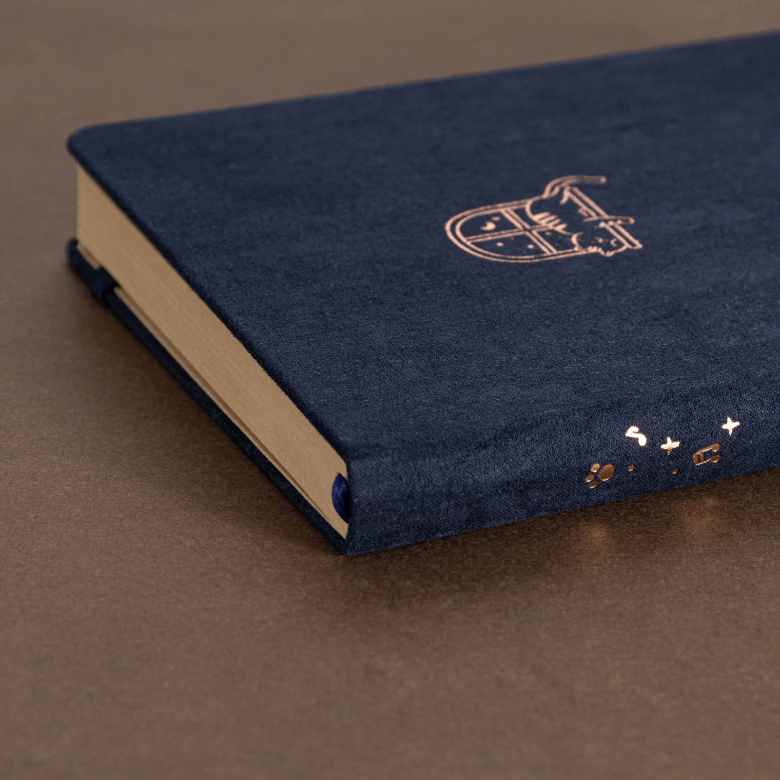 Tsuki ‘Midnight Neko Dreams’ Kraft Paper Bullet Journal ☾ - Image 9