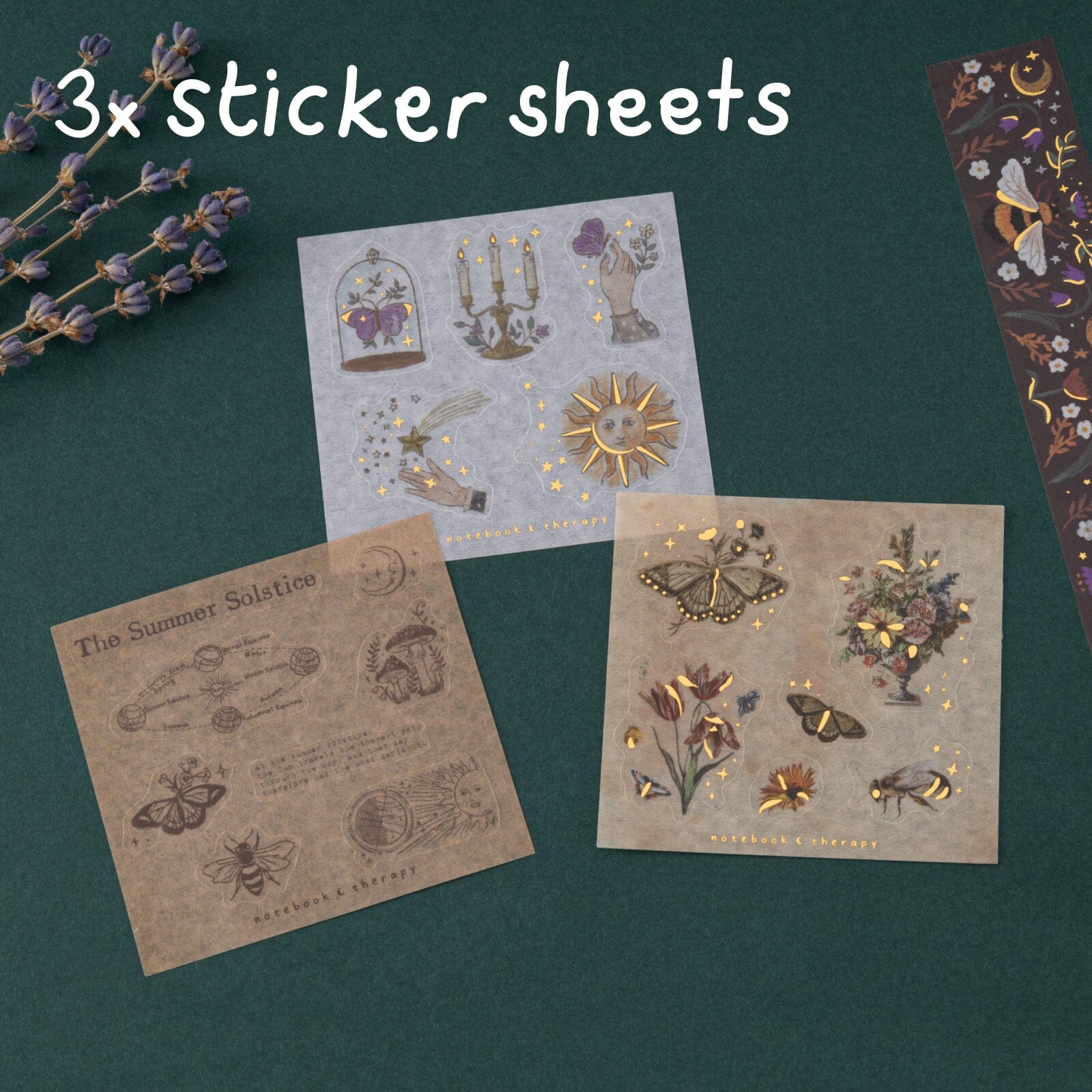 Tsuki ‘Midsummer Night’s Dream’ Washi Tape Set ☾ - Image 5