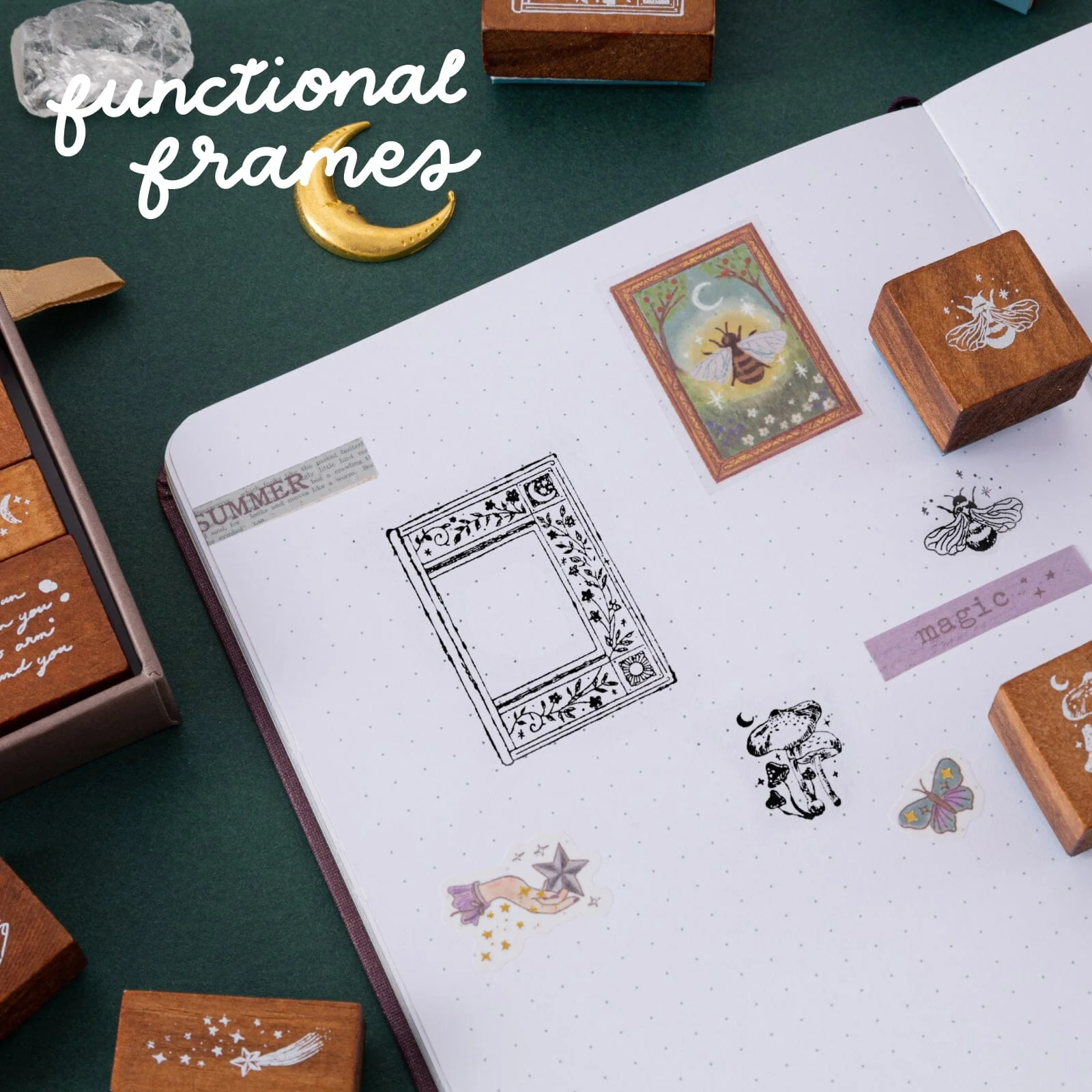 Tsuki ‘Midsummer Night’s Dream’ Bullet Journal Stamp Set ☾ - Image 4