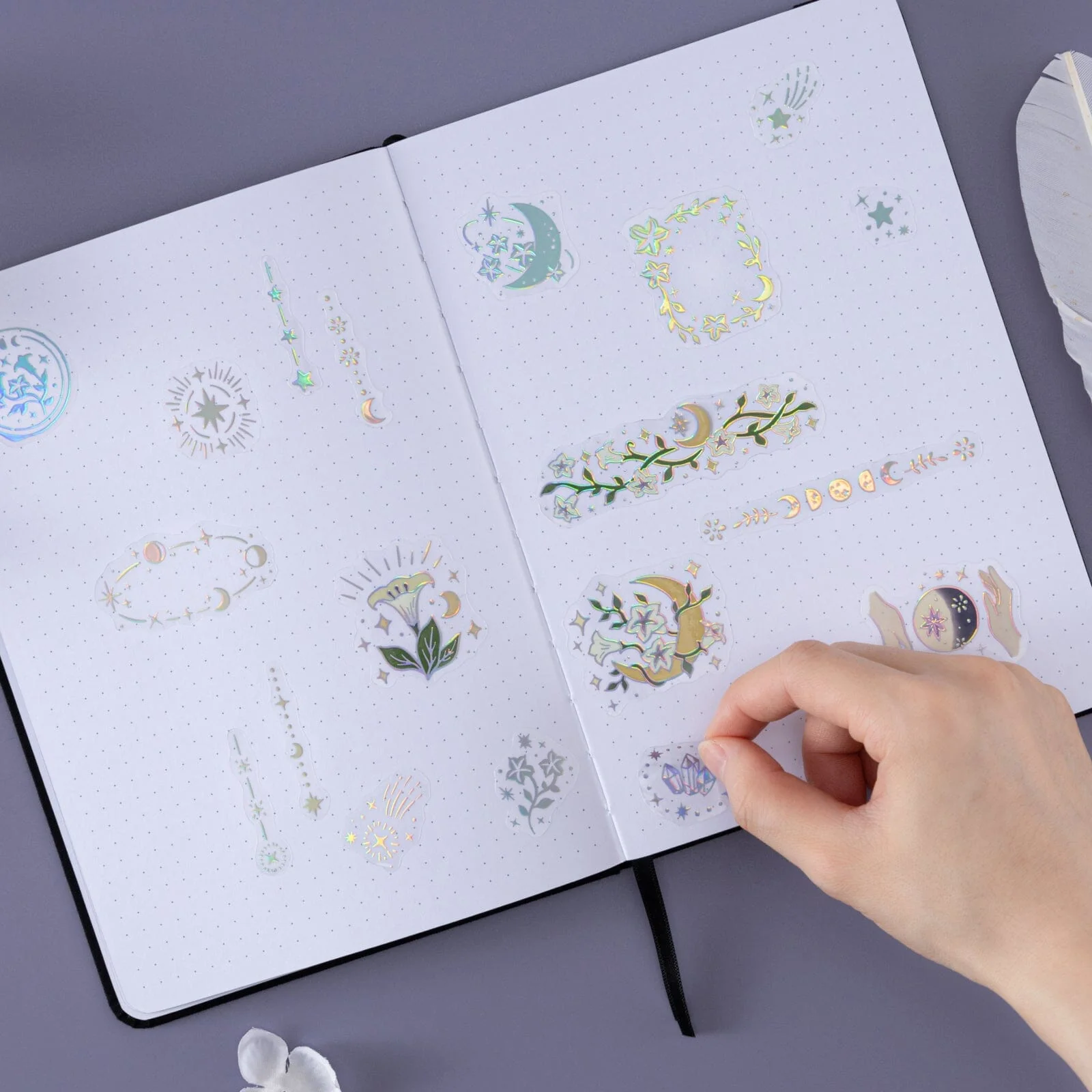 Tsuki ‘Moonflower Magic’ 3D Sticker Set ☾ - Image 10