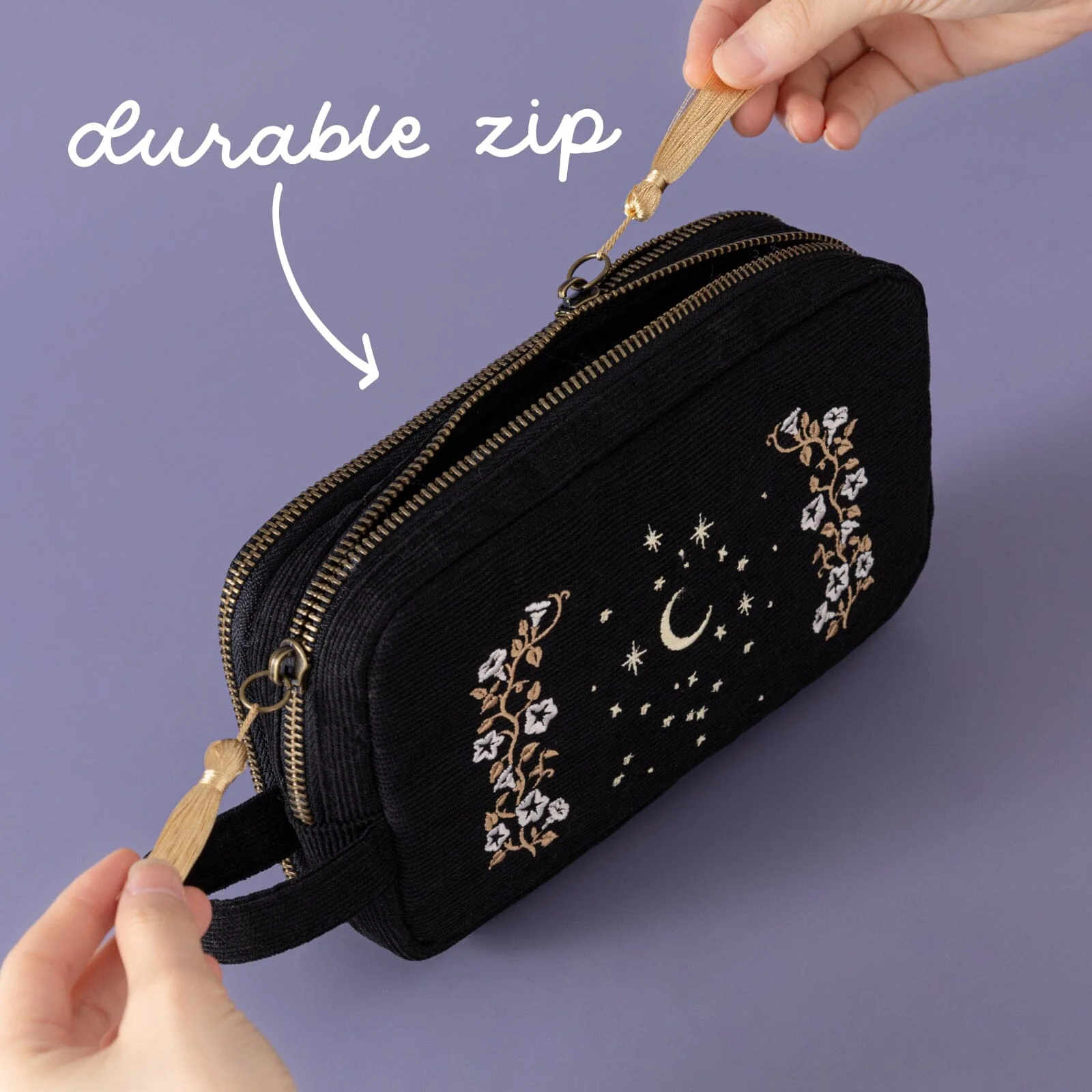 Tsuki ‘Moonflower Magic’ Travel Pen Pouch ☾ - Image 10