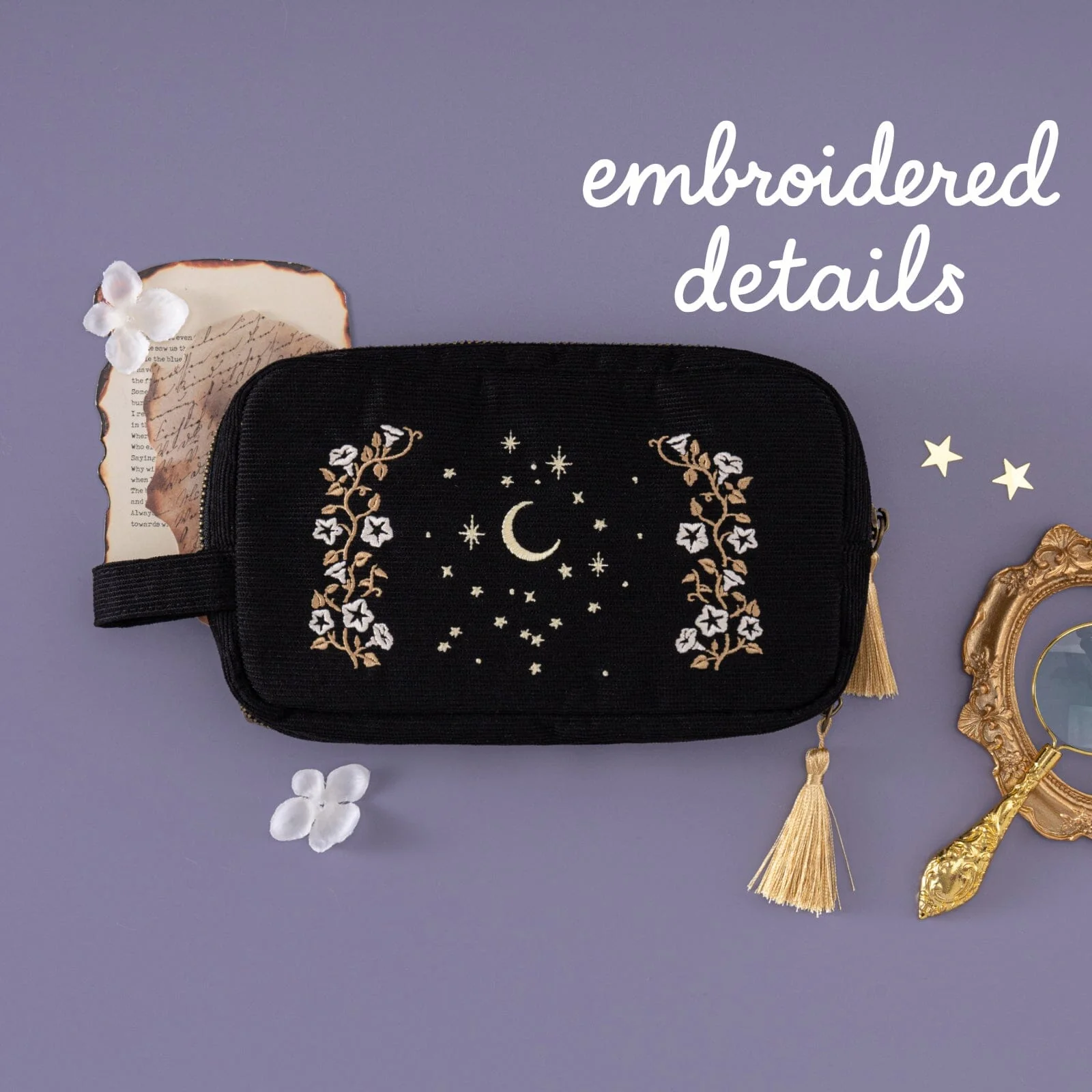 Tsuki ‘Moonflower Magic’ Travel Pen Pouch ☾ - Image 7