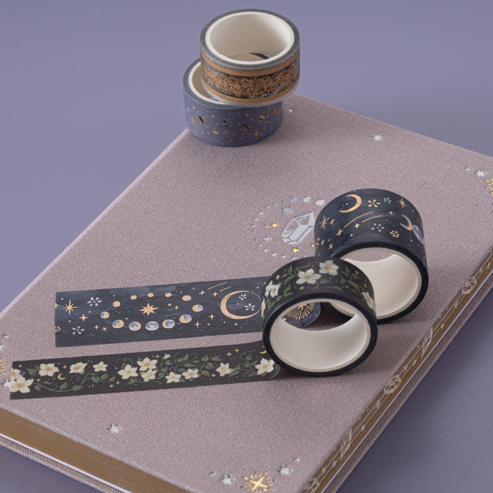 Tsuki ‘Moonflower Magic’ Washi Tape Set ☾ - Image 11