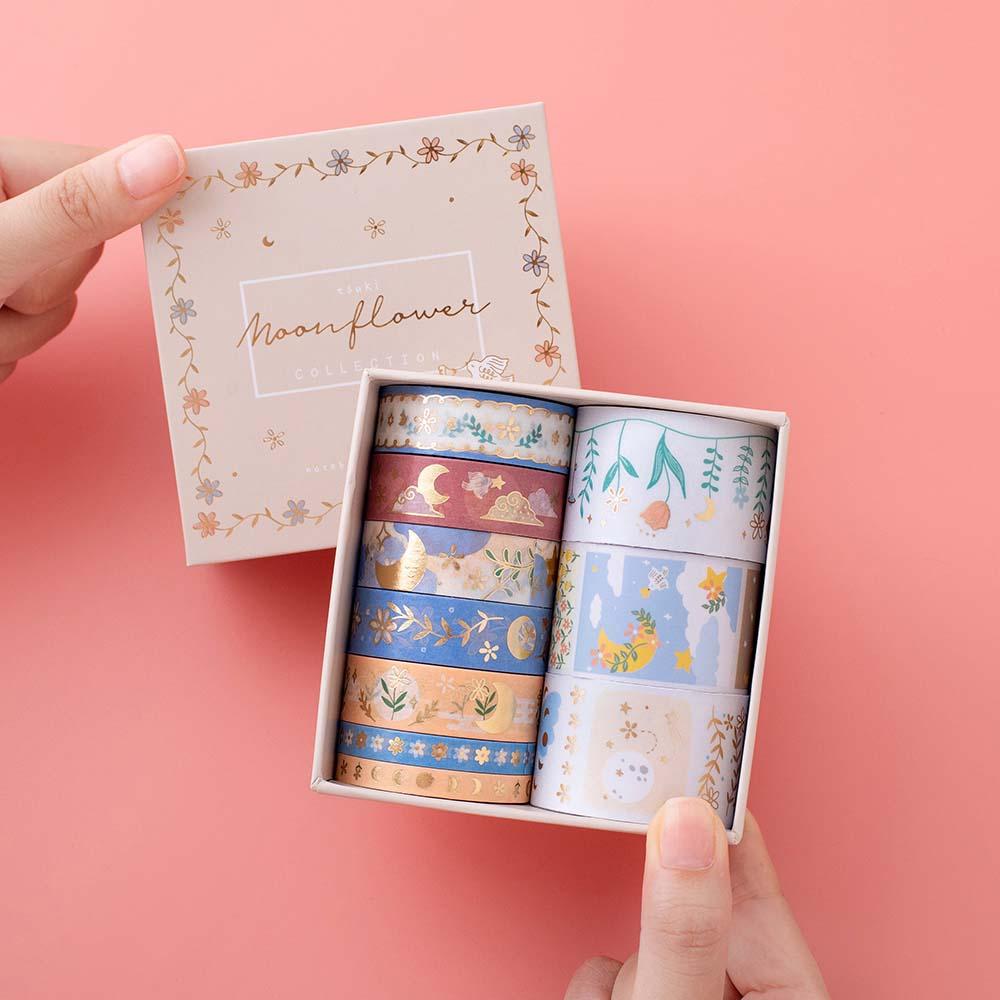 Tsuki ‘Moonflower’ Washi Tape Set ☾ - Image 14