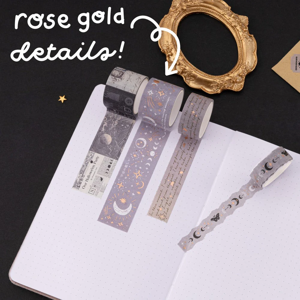 Tsuki ‘Moonlit Alchemy’ Washi Tape Set ☾ - Image 12